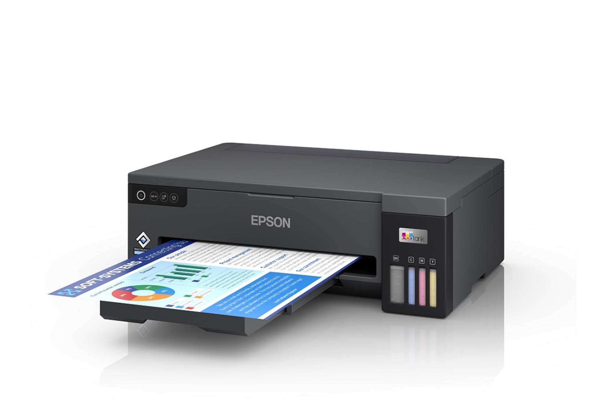 پرینتر اپسون Epson EcoTank L11050 نمای جلو و راست