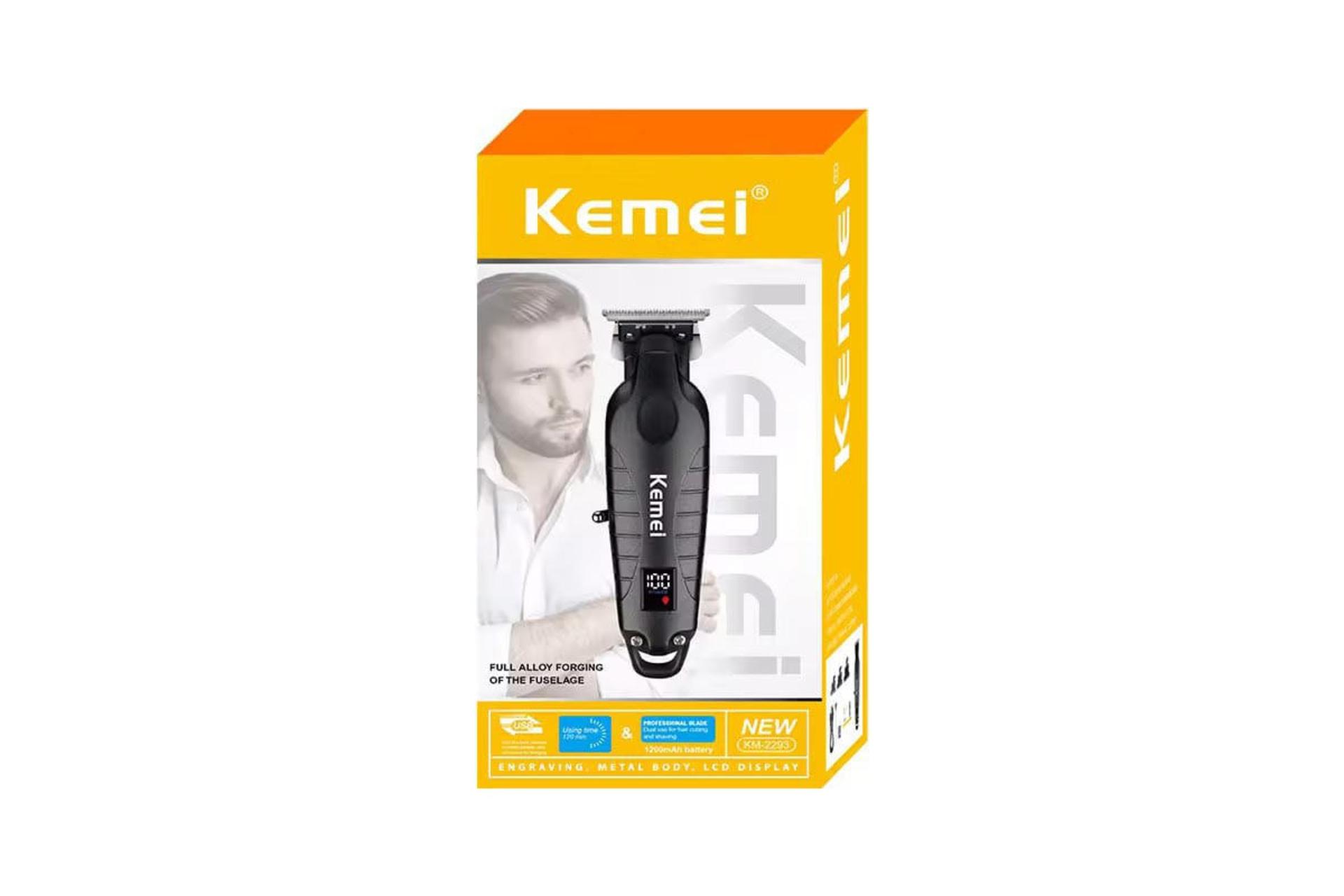 ماشین اصلاح کیمی Kemei KM-2293 نمای بسته بندی