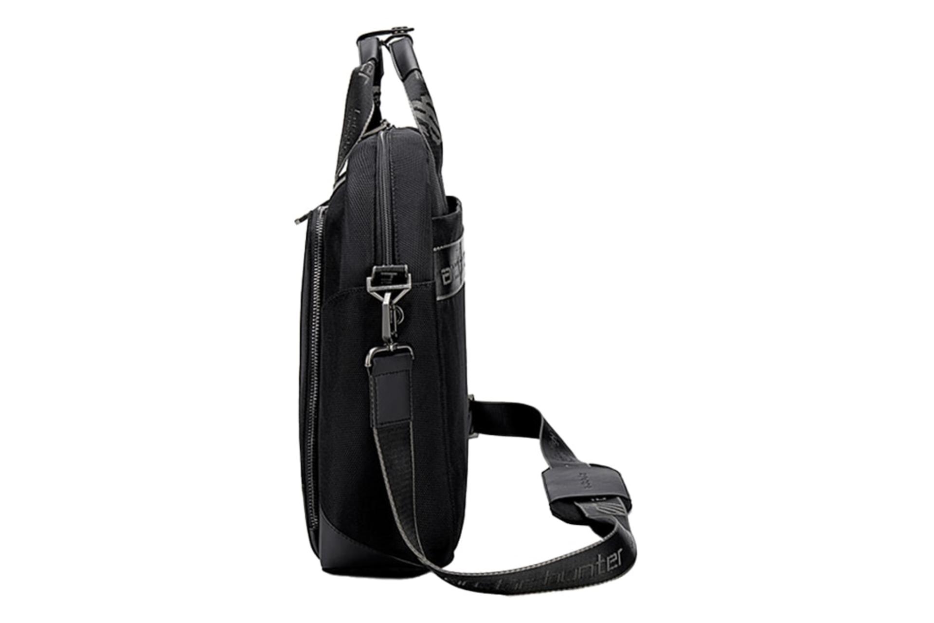 نمای کناری کیف لپ تاپ آرکتیک هانتر GW0004 مناسب 15.6 اینچ با نمایش دسته و بند