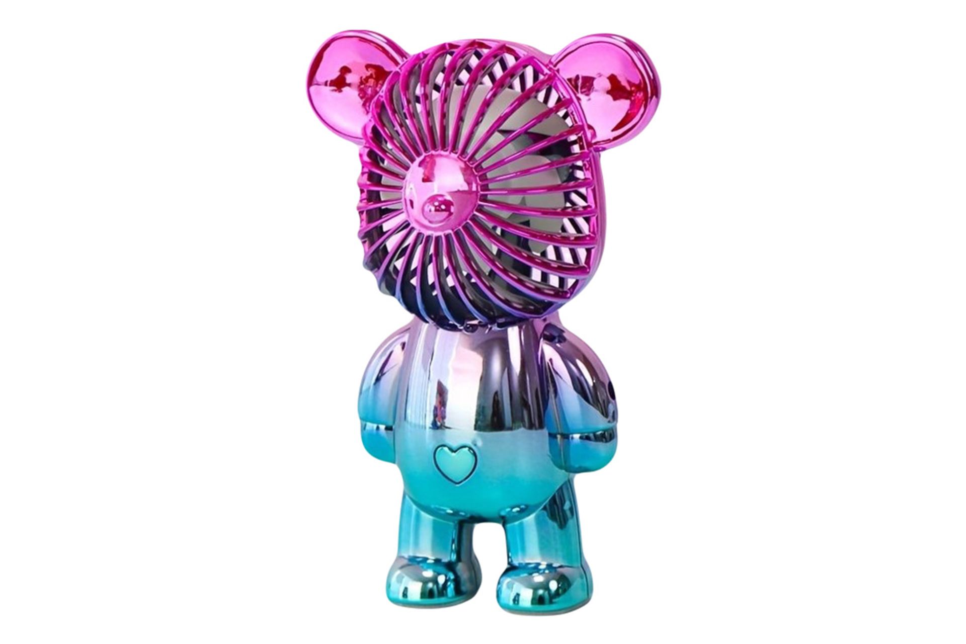 پنکه کوچک رومیزی مدل خرسی ایستاده Mini Fan Standing bear