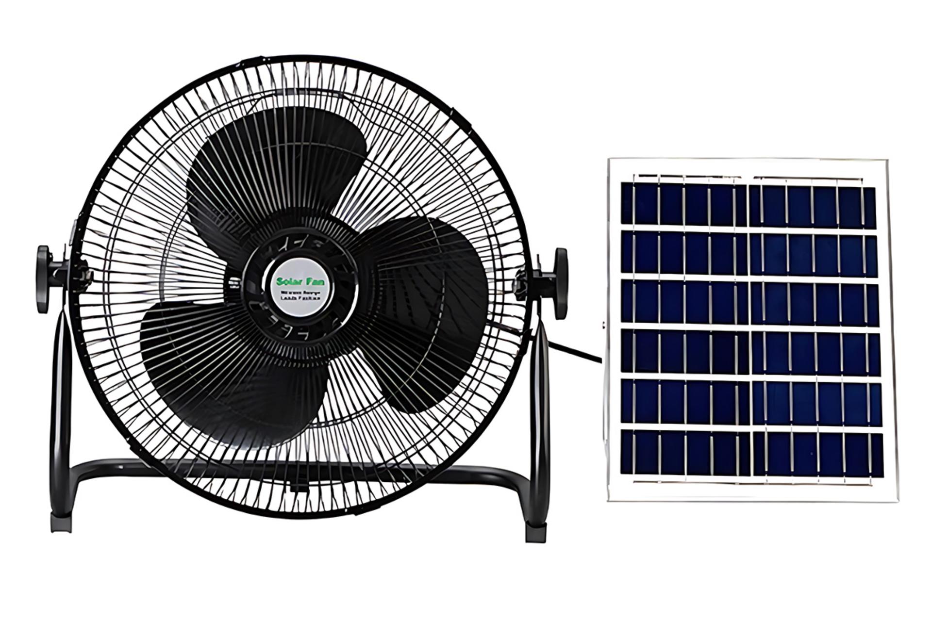 پنکه کوچک رومیزی مدل خورشیدی Mini Fan Solar P05