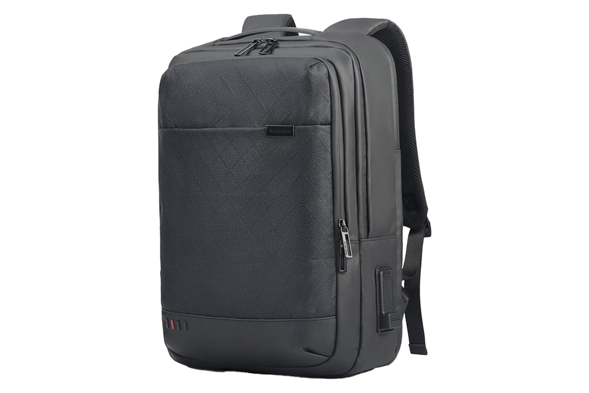 نمای نیمرخ کوله پشتی لپ تاپ آرکتیک هانتر B00328 مناسب 15.6 اینچ با نمایش لبه سمت چپ