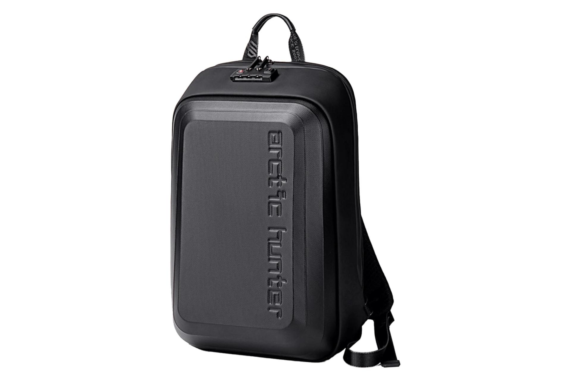 نمای نیمرخ کوله پشتی لپ تاپ آرکتیک هانتر B00451 مناسب 15.6 اینچ با نمایش لبه سمت چپ