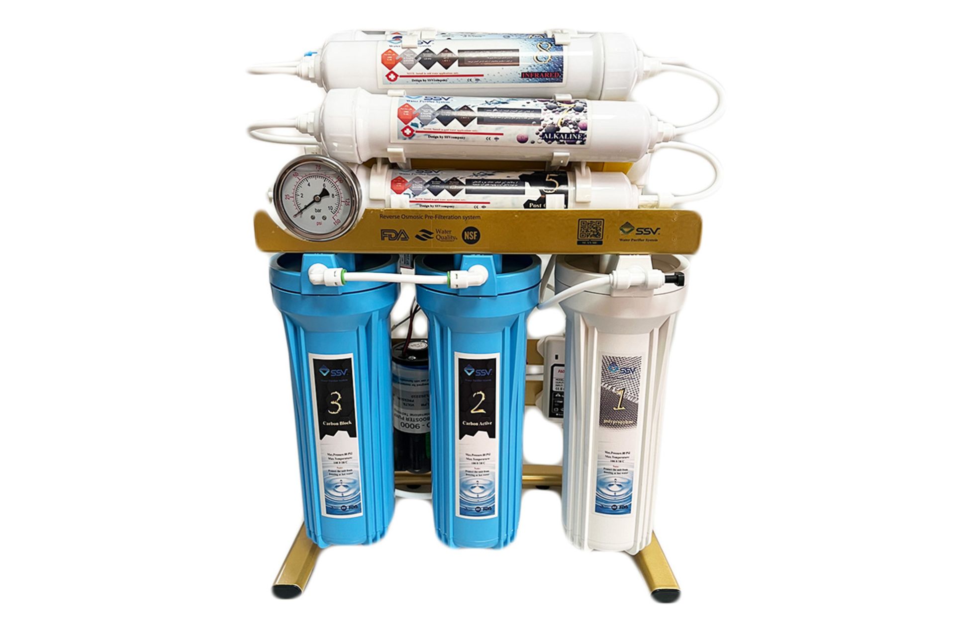 دستگاه تصفیه آب اس اس وی SSV GoldenBlue 2W X1150