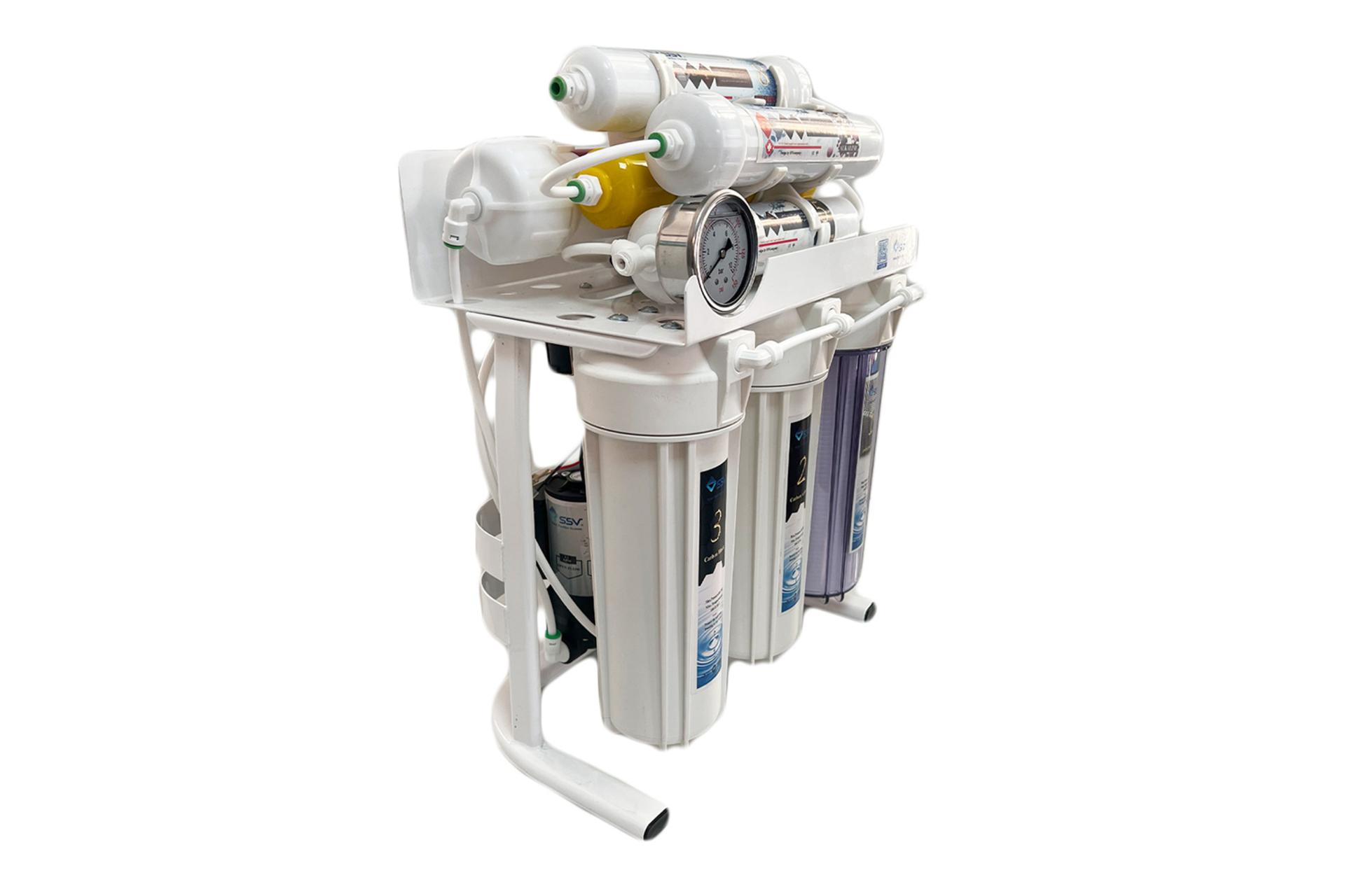 نمای کناری دستگاه تصفیه آب اس اس وی SSV SuperTec X800