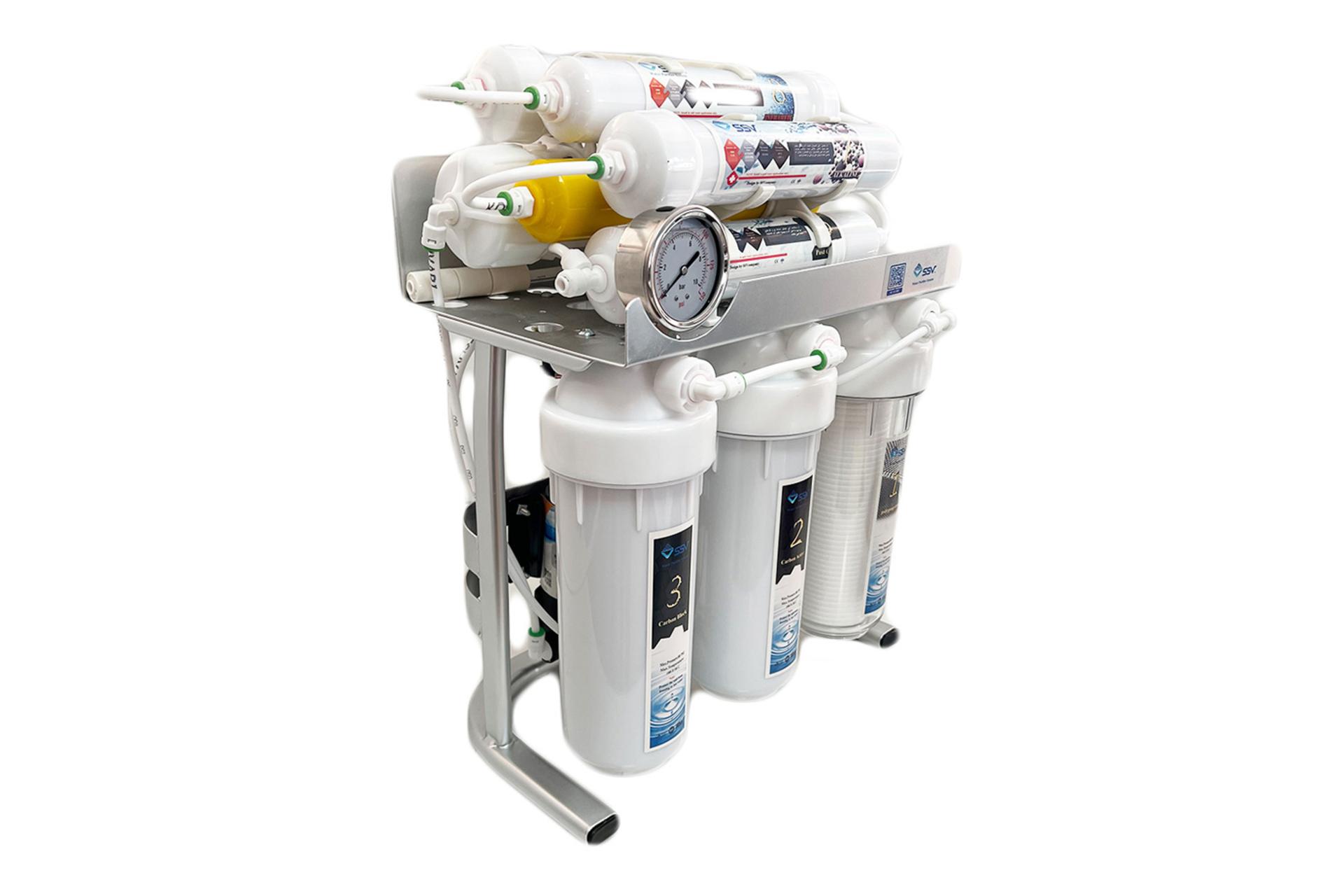 نمای کناری دستگاه تصفیه آب اس اس وی SSV UltraSpring X1000