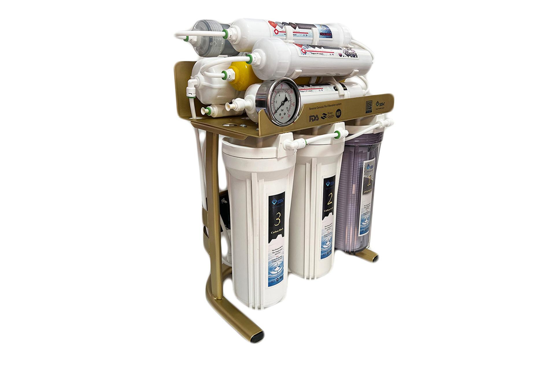 نمای کناری دستگاه تصفیه آب اس اس وی SSV MaxGold 2W X1055