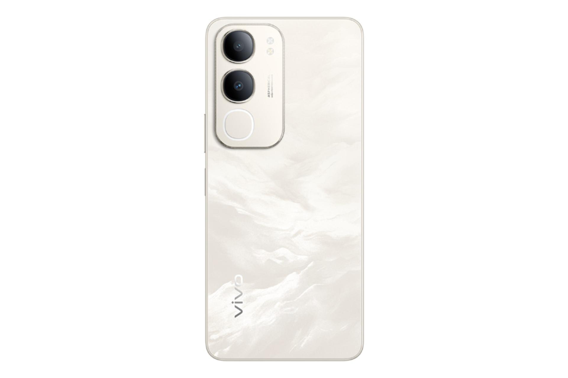 پنل پشت و چینش دوربین گوشی موبایل Y50 5G ویوو نسخه چین کرم رنگ / vivo Y50 5G China