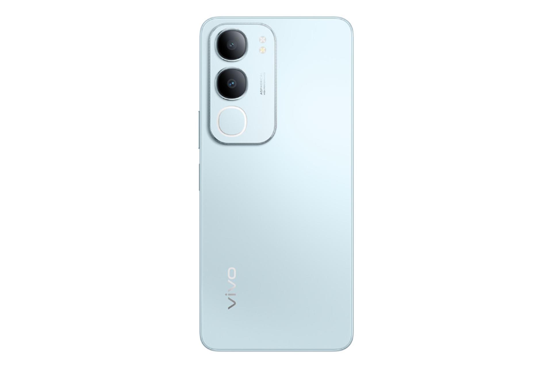 پنل پشت و چینش دوربین گوشی موبایل Y50 5G ویوو نسخه چین آبی روشن / vivo Y50 5G China