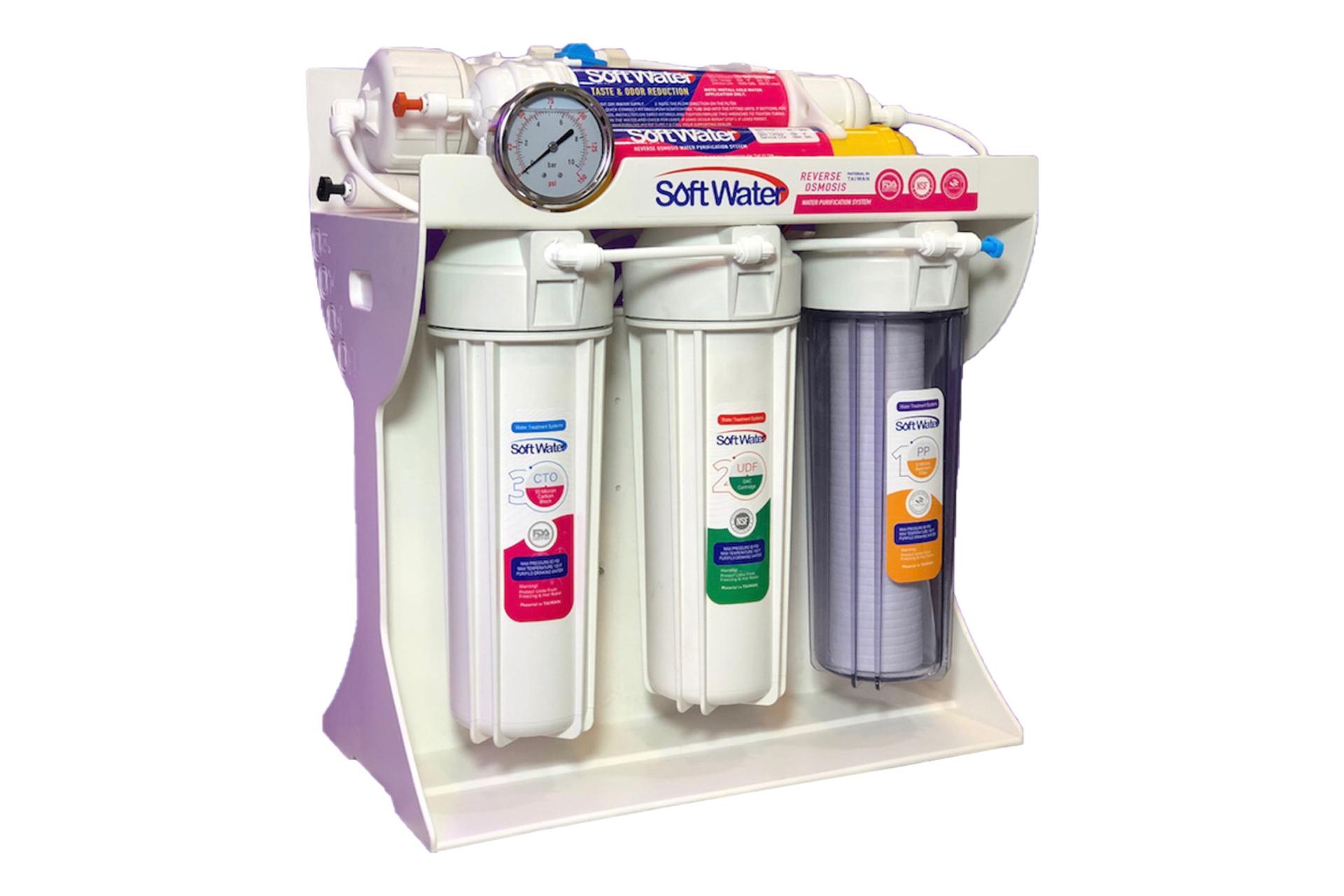 نمای کناری دستگاه تصفیه آب سافت واتر SOFT WATER Hajibashi-x700