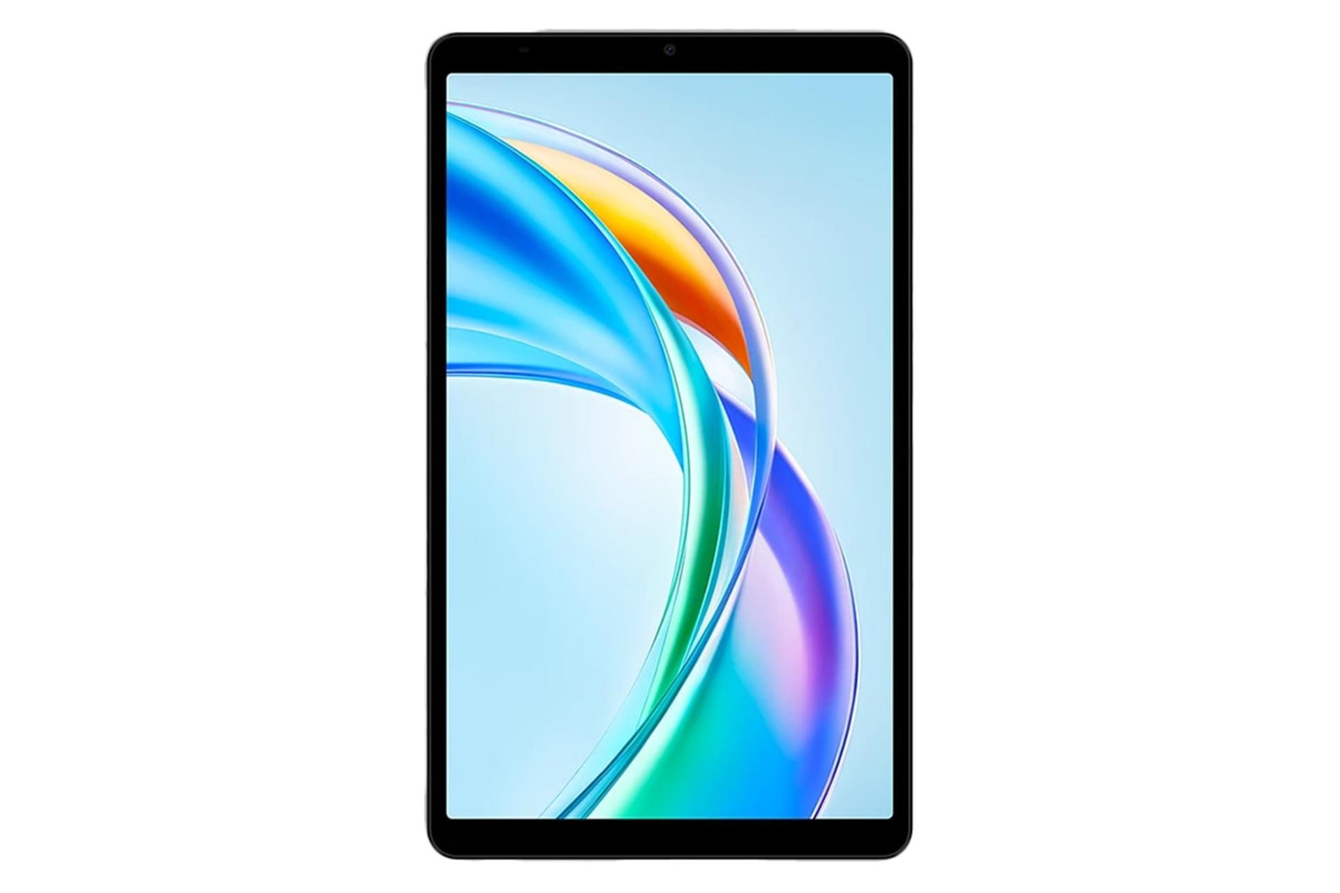 نمای پنل جلوی تبلت آنر پد X7  با نمایش حاشیه‌های نمایشگر و دوربین سلفی