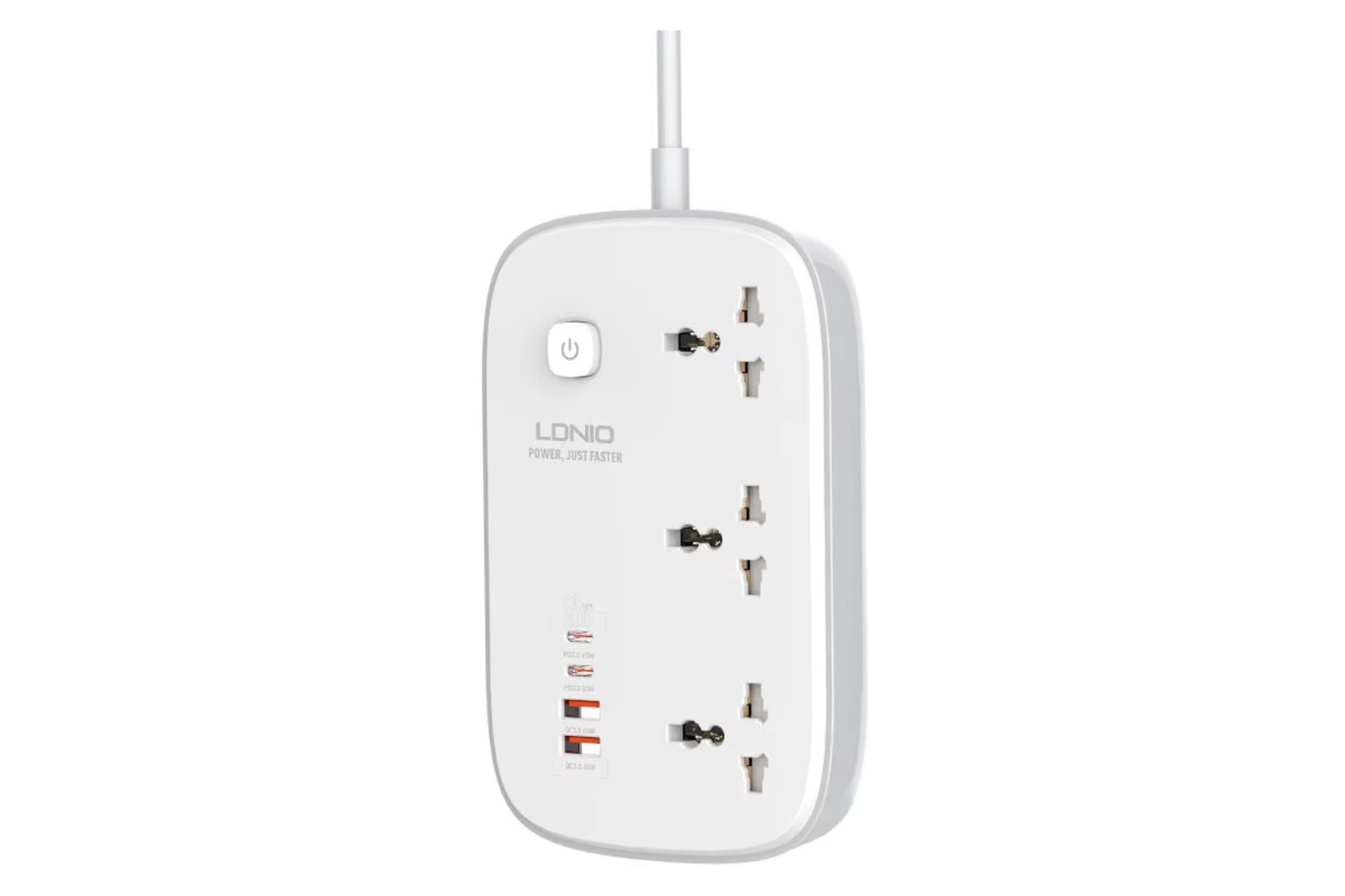 چندراهی برق الدینیو مدل SC3416 رنگ سفید