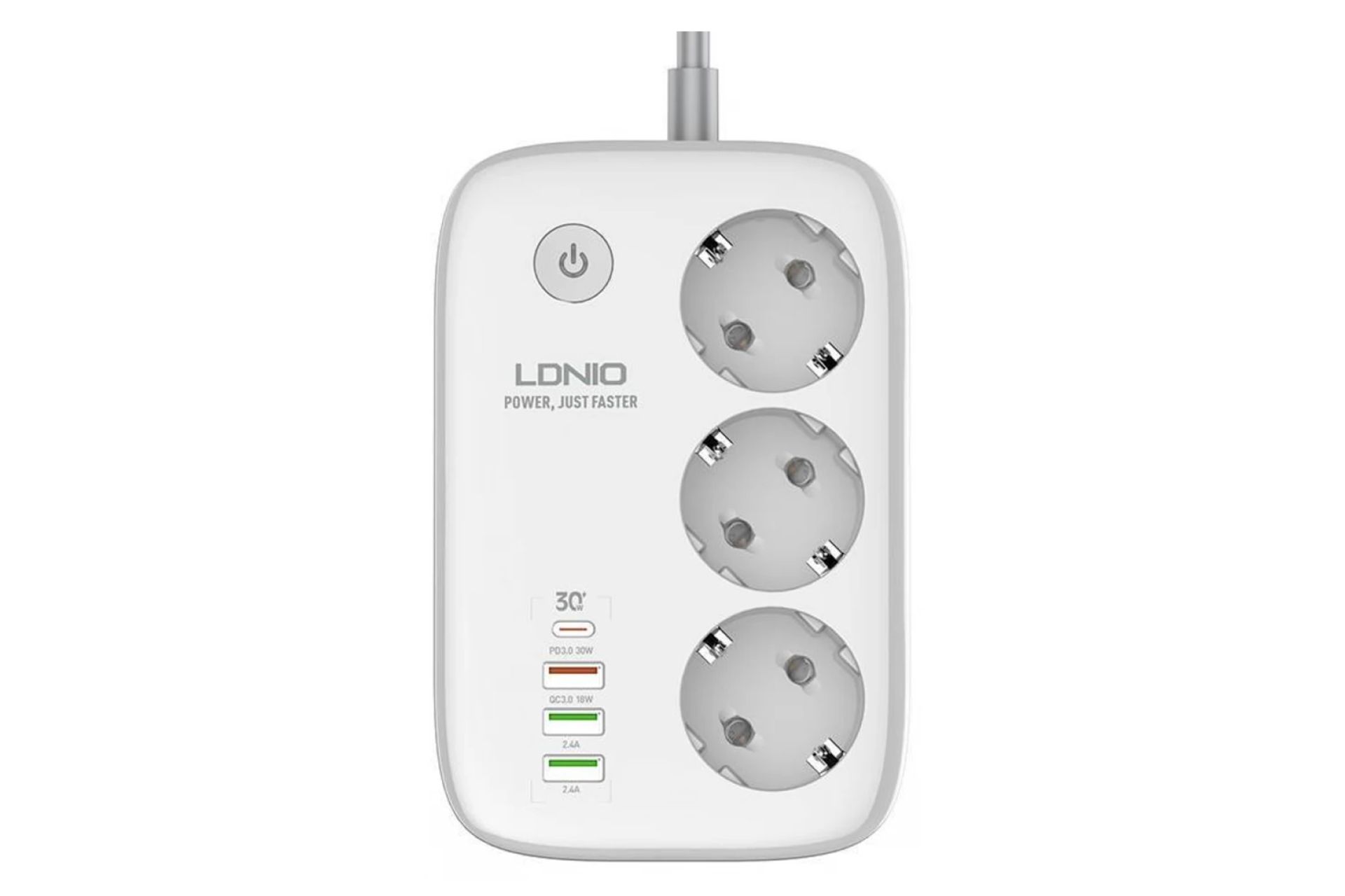 ابعاد و اندازه چندراهی برق الدینیو مدل SEW3452 مجهز به WiFi