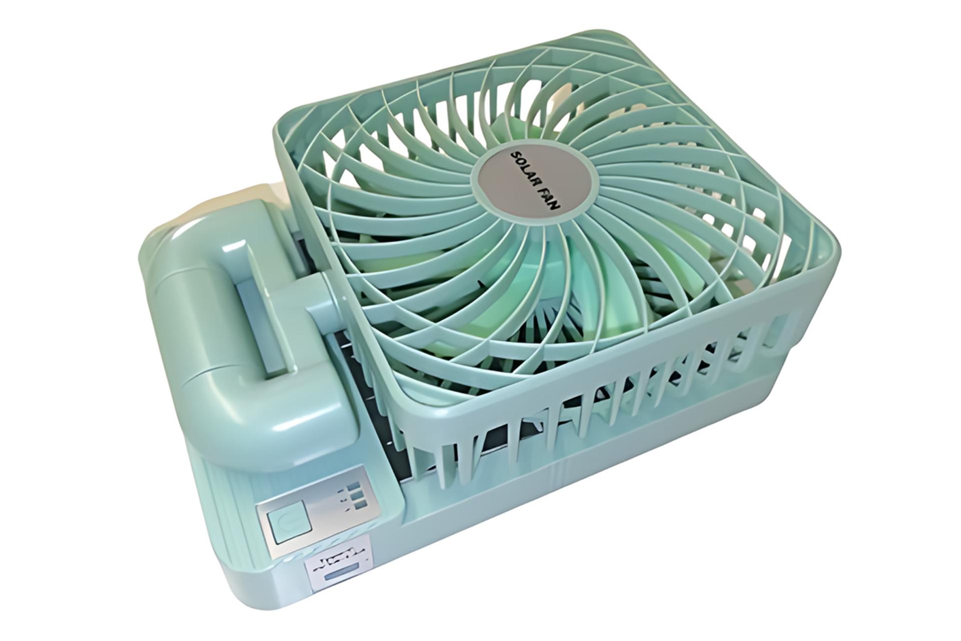 نمای کناری پنکه کوچک رومیزی Mini Fan 666