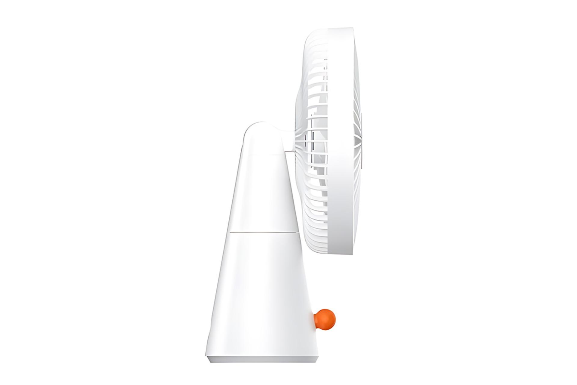 نمای چپ پنکه کوچک شیائومی Xiaomi Rechargeable ZMYDFS01DM
