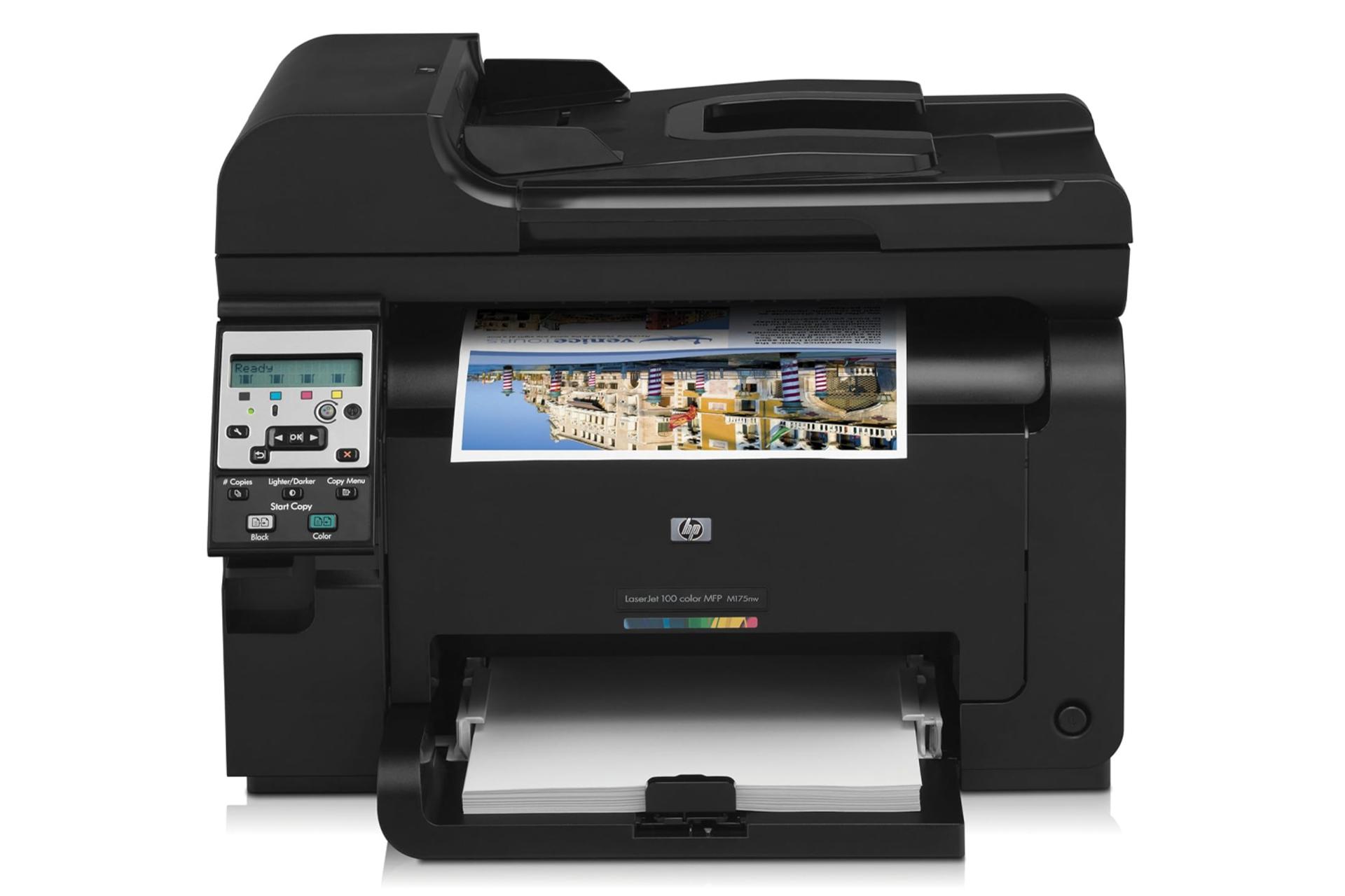 پرینتر اچ پی LaserJet Pro 100 Colour MFP M175nw نمای جلو