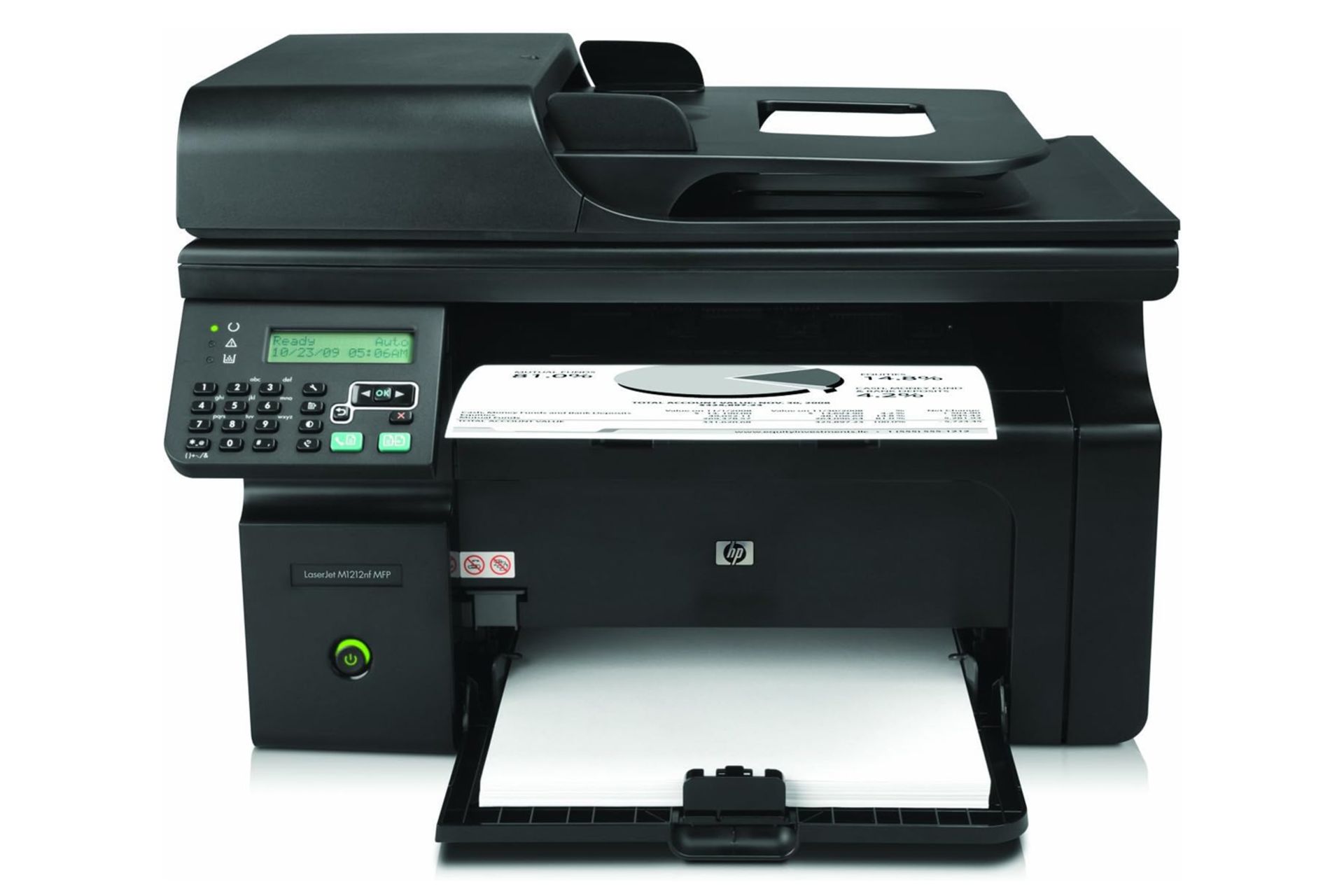 پرینتر اچ پی LaserJet Pro M1212nf نمای جلو