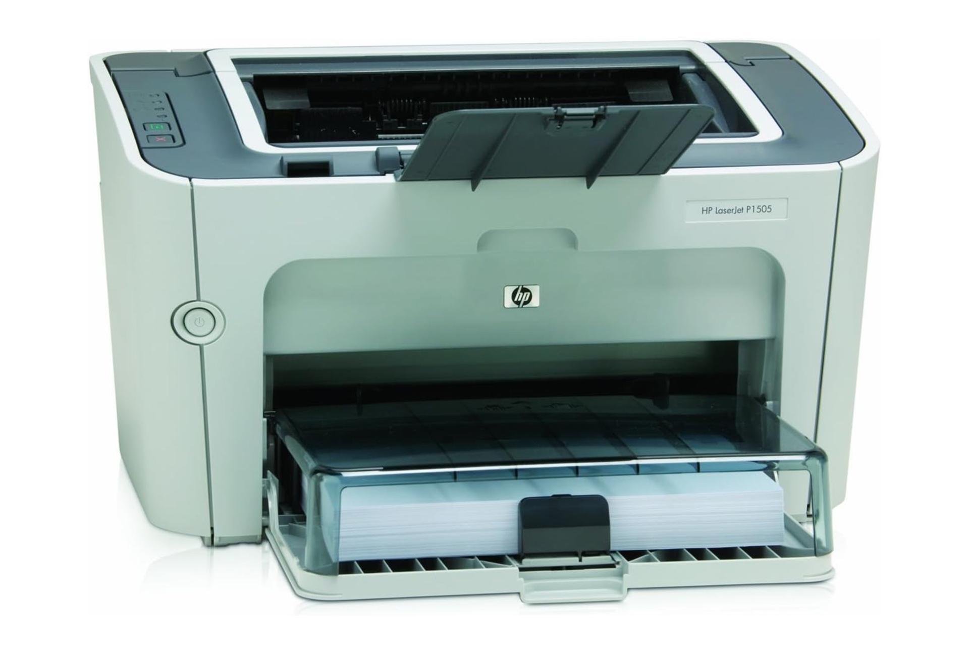 نمای سمت چپ پرینتر اچ پی LaserJet P1505n