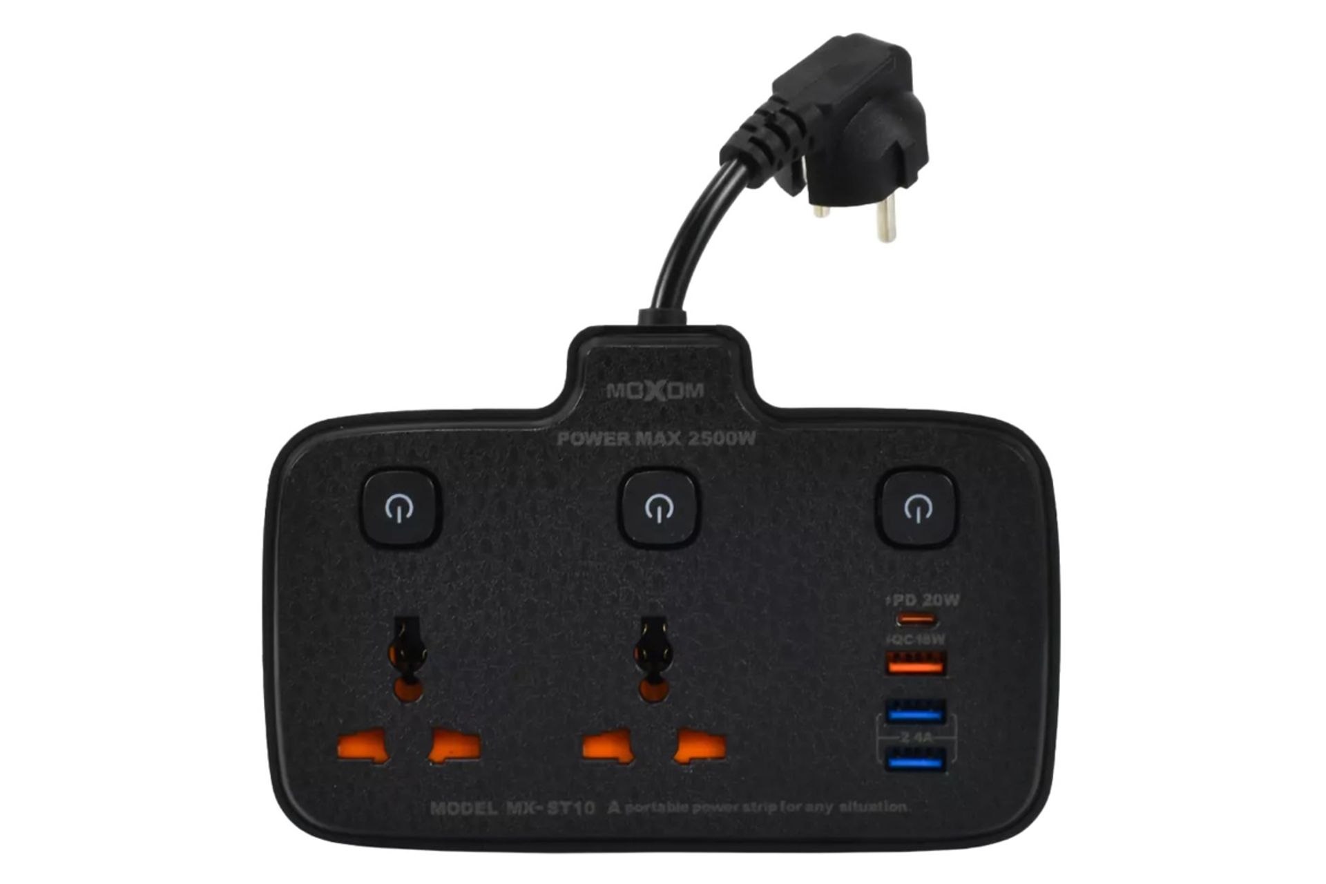 چندراهی برق موکسوم مدل MX-ST10 نمای بالا