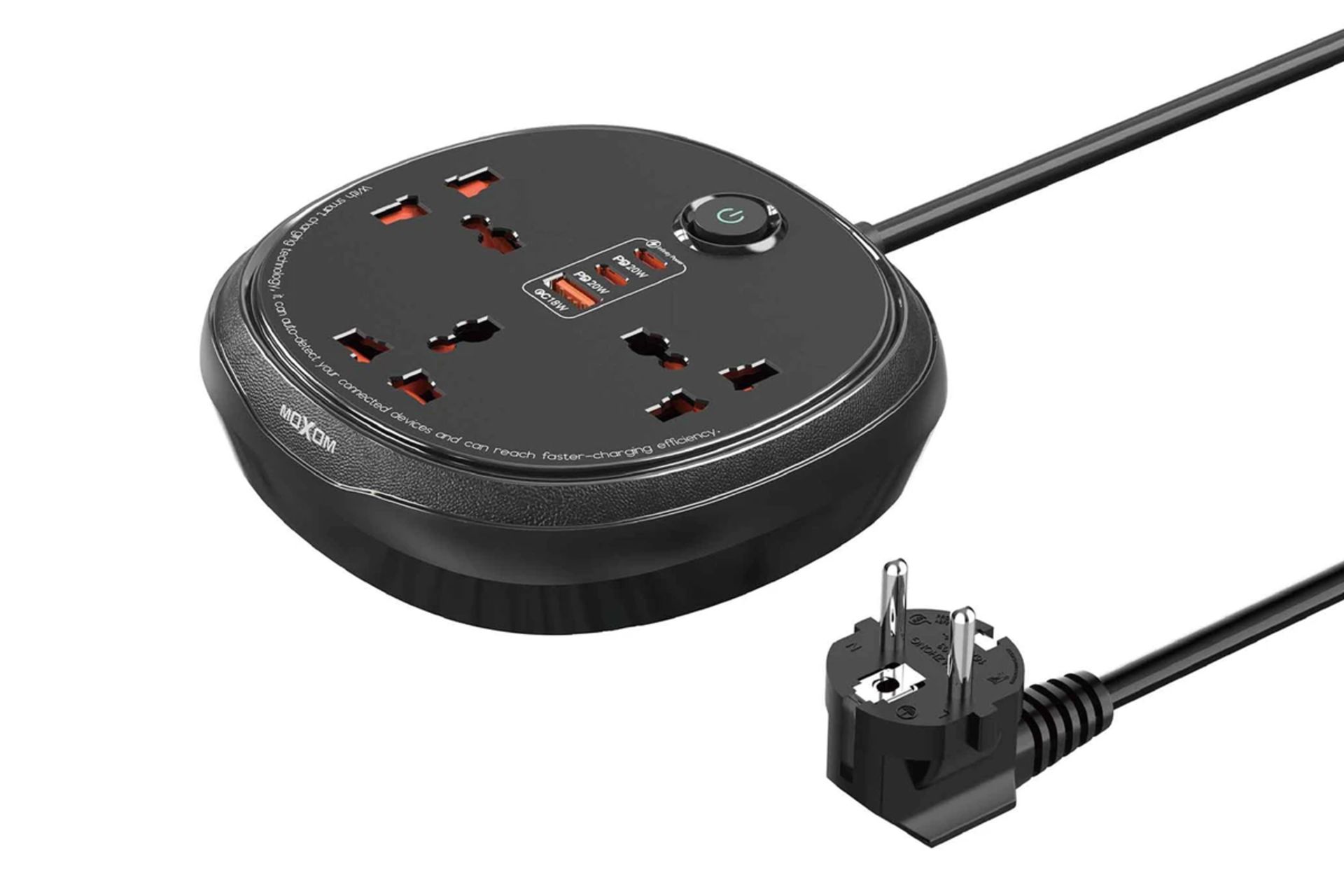 چندراهی برق موکسوم مدل MX-ST27 رنگ مشکی