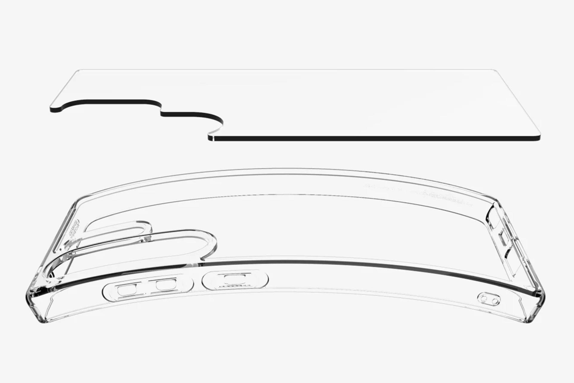 جنس  قاب گوشی اسپیگن مدل Ultra Hybrid مناسب سامسونگ Galaxy S25 Ultra