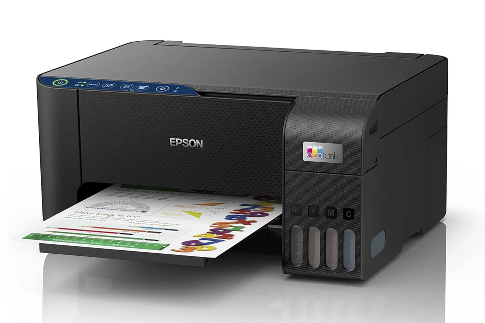 ابعاد و اندازه پرینتر اپسون EcoTank L3252