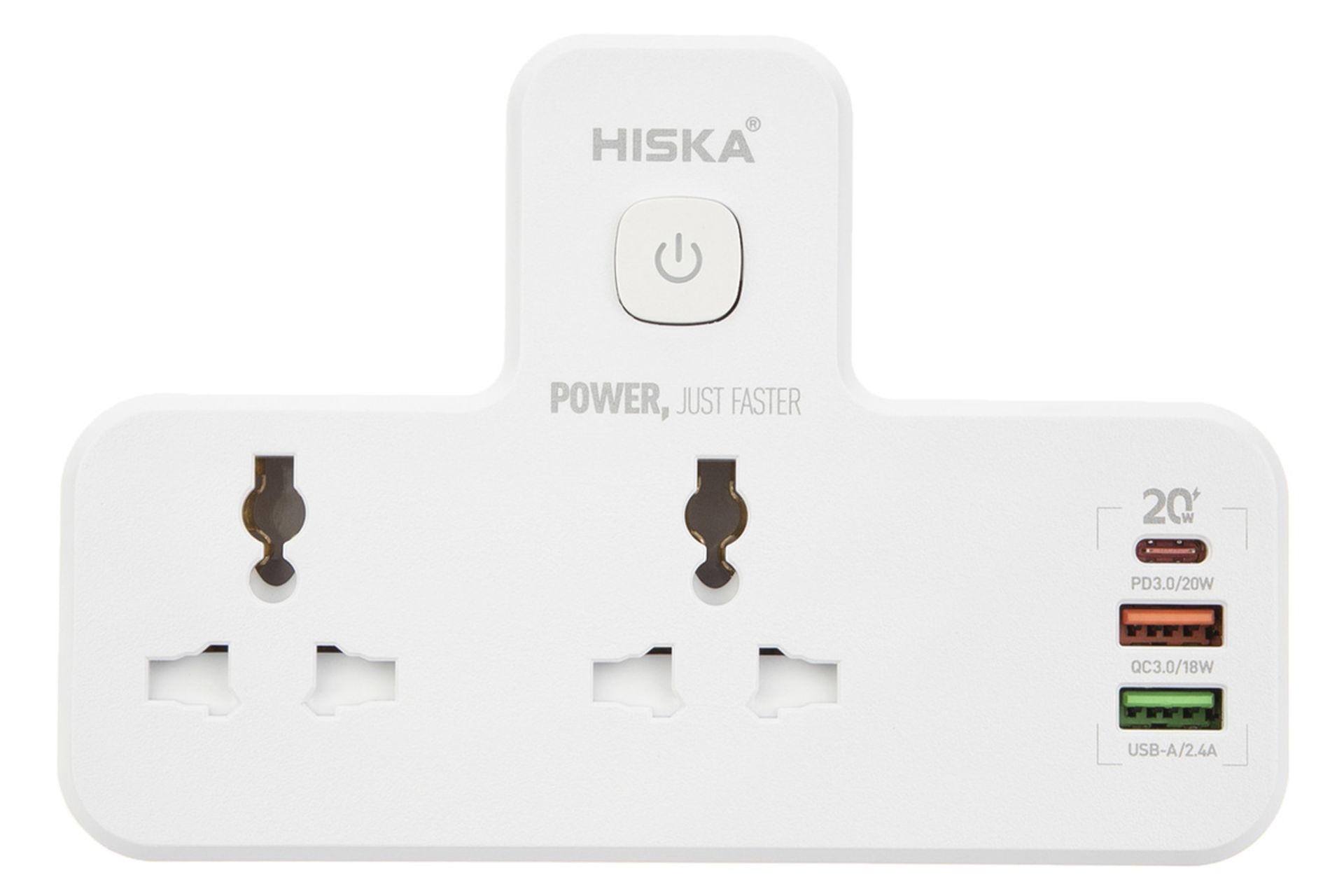 چندراهی برق هیسکا CH-5514 رنگ سفید