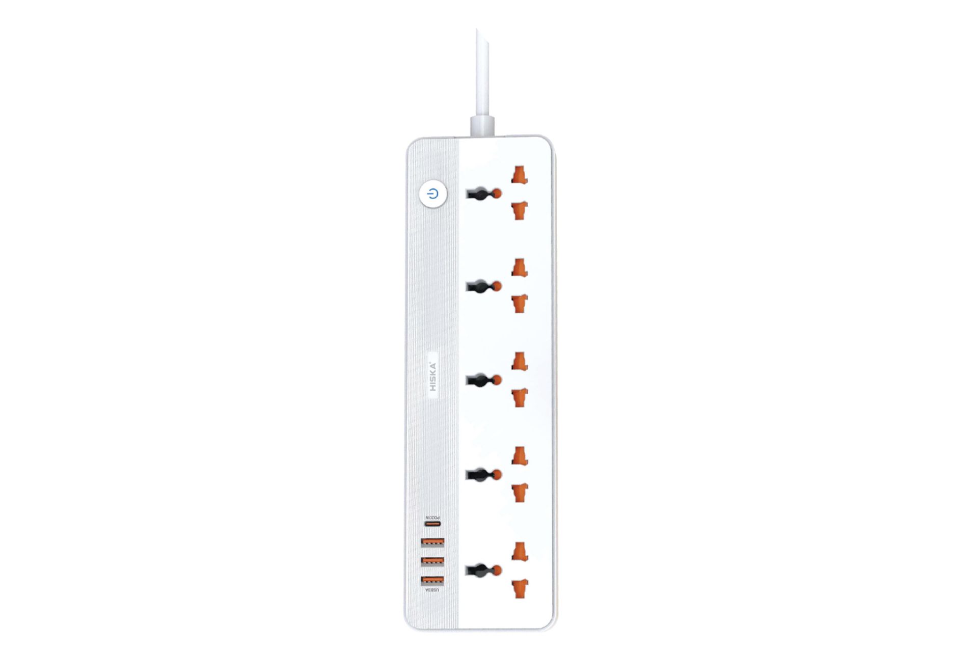 چندراهی برق هیسکا مدل CH-5517EU رنگ سفید