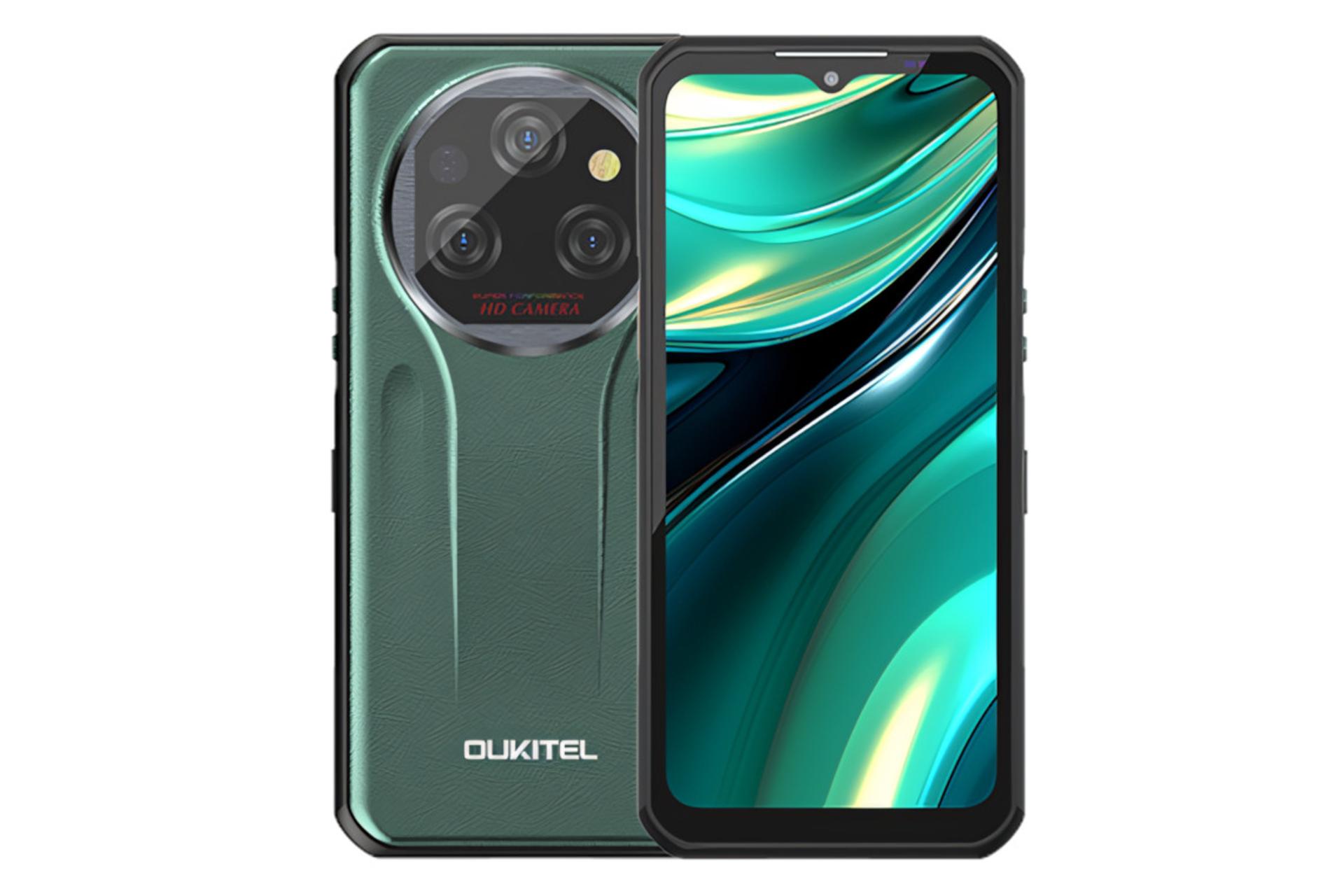 پنل جلو و پشت گوشی موبایل اوکیتل WP300 پرو سبز / Oukitel WP39 Pro