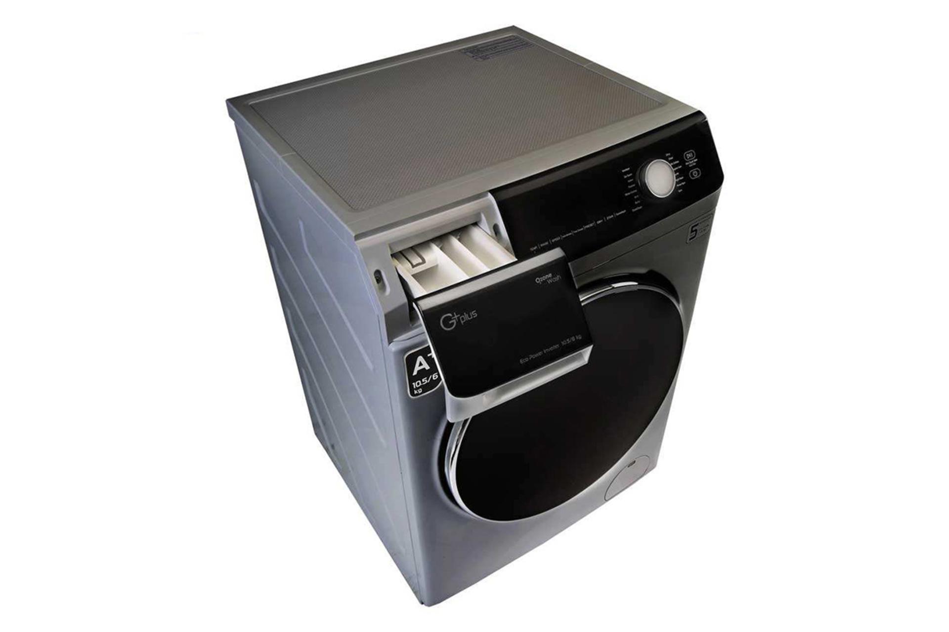 ماشین لباسشویی جی پلاس GWM-KD1059 نمای بالا