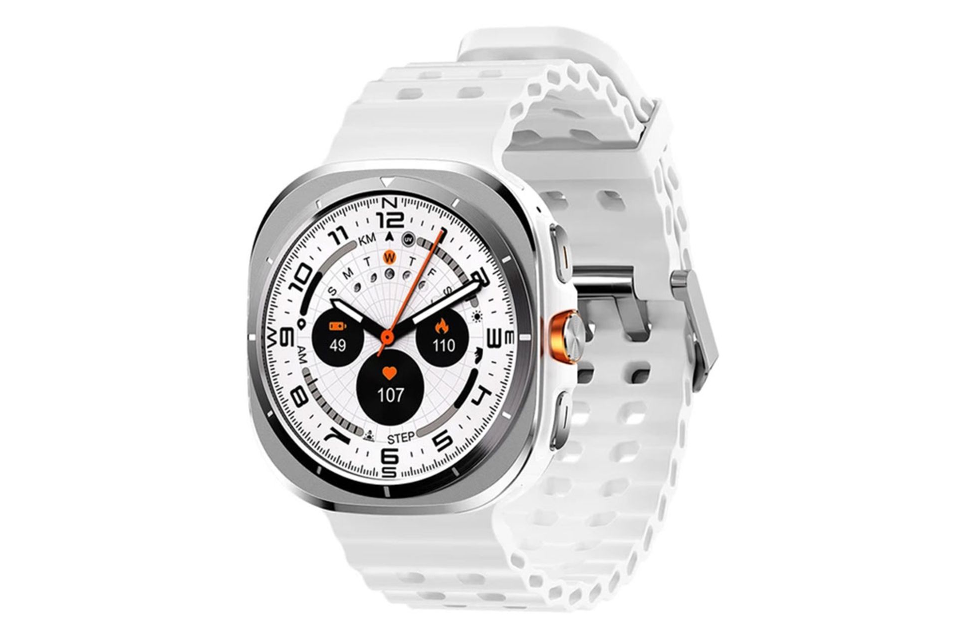 ساعت هوشمند هیسکا Galactic رنگ سفید