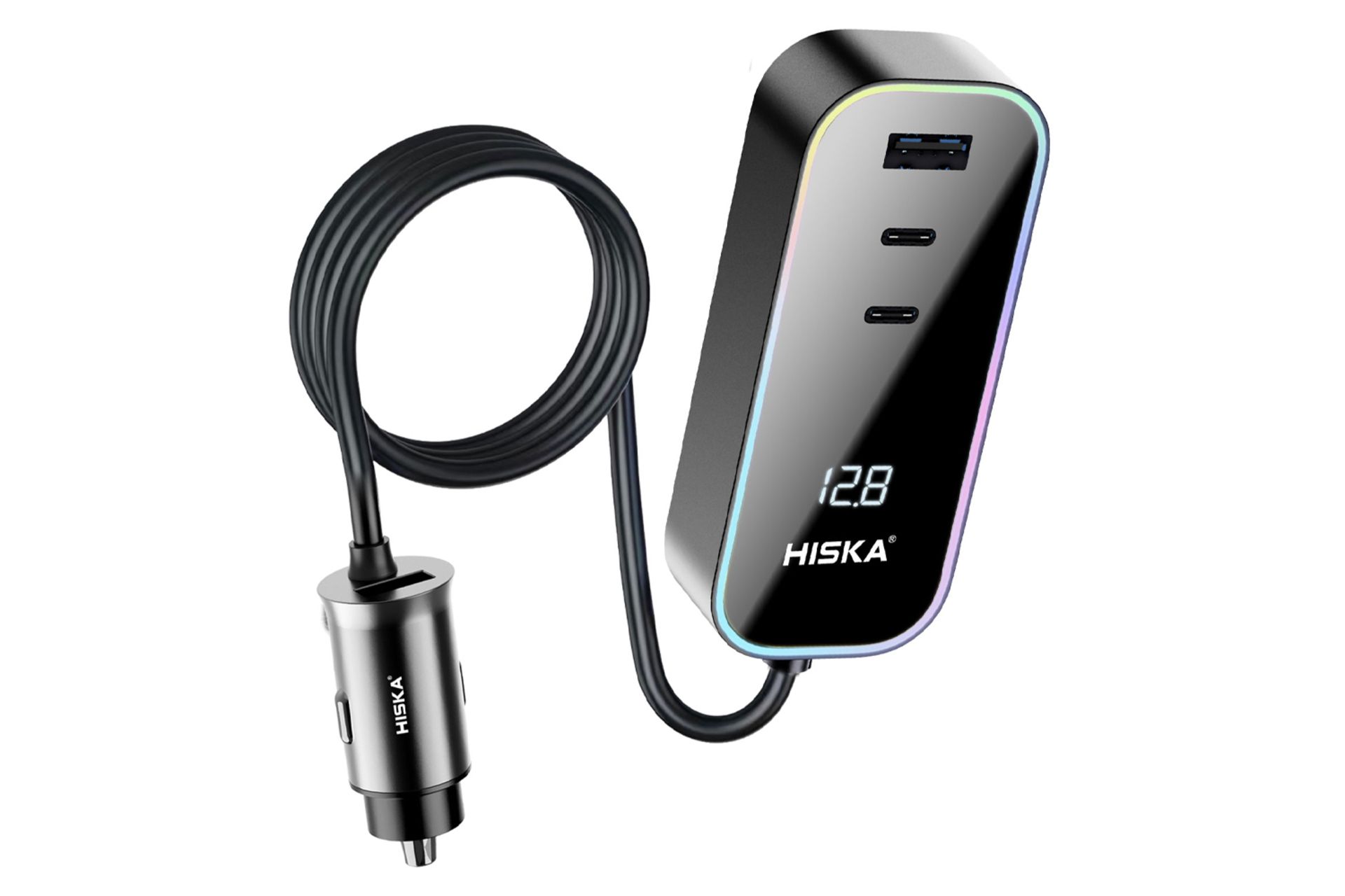 شارژر هیسکا HCC-328 رنگ مشکی