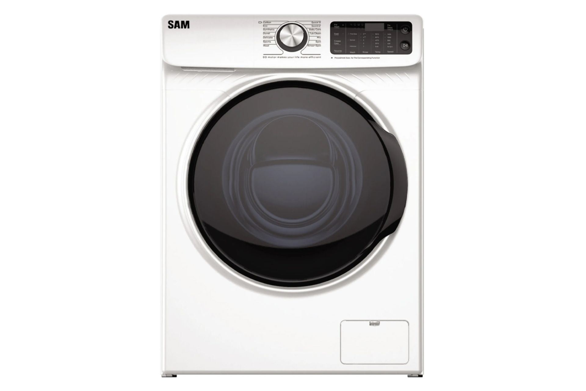 ماشین لباسشویی سام الکترونیک DD-P1480 رنگ سفید