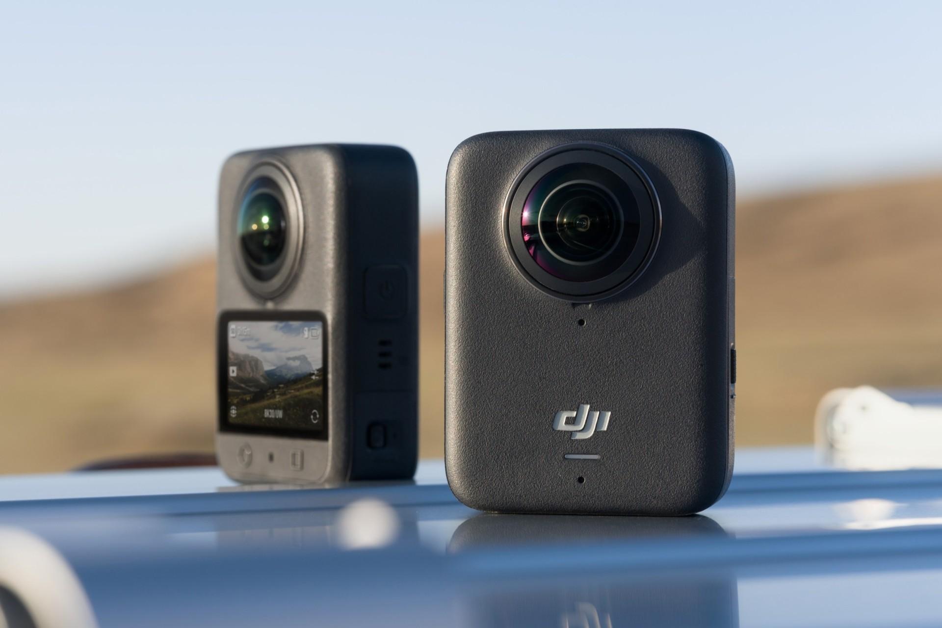 نمای جلو دوربین DJI Osmo 360 