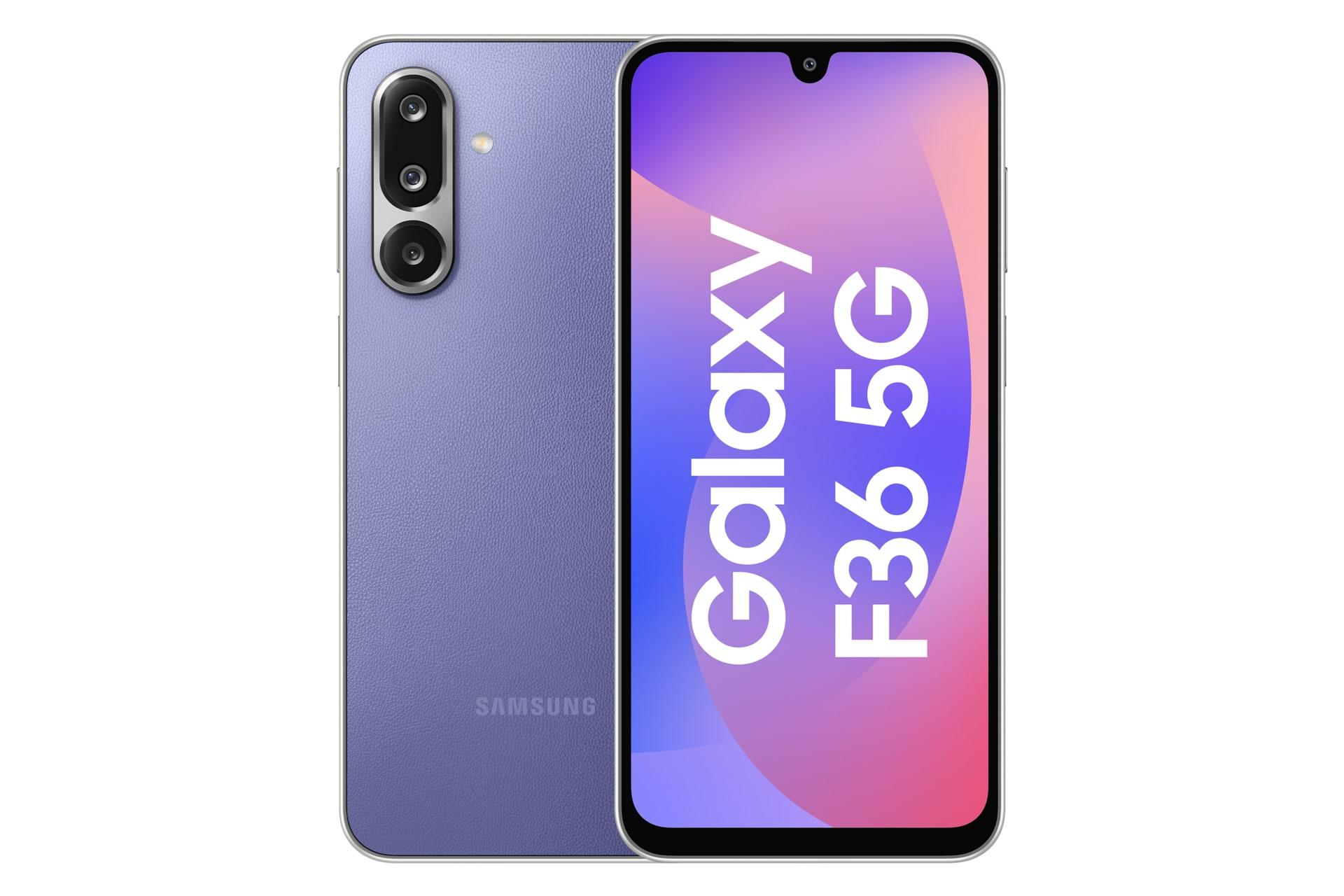 پنل جلو و پشت گوشی موبایل گلکسی F36 سامسونگ بنفش / Samsung Galaxy F36