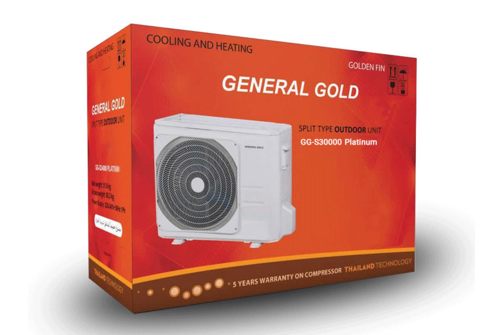 جعبه کولر گازی - اسپلیت جنرال گلد GG-S30000 Platinum
