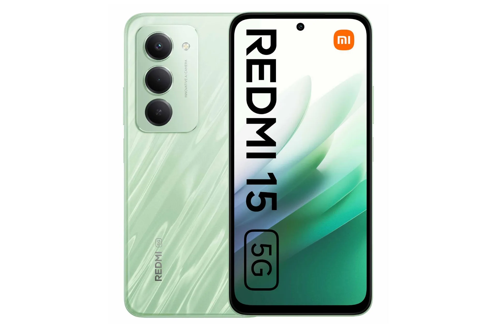 پنل جلو و پشت گوشی موبایل ردمی 15 شیائومی 5G سبز / Xiaomi Redmi 15 5G
