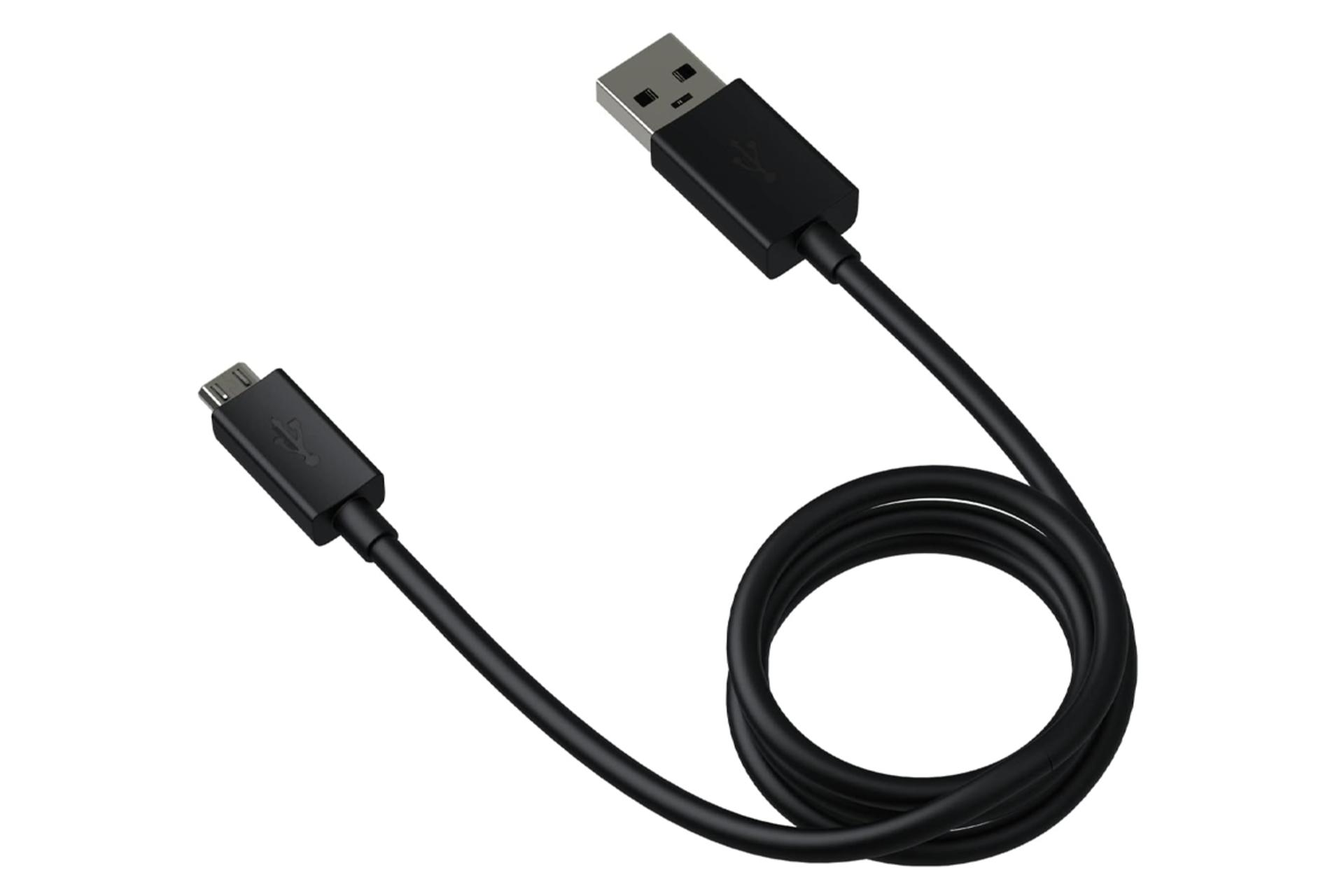 کابل شارژ USB موتورولا Type-A به Micro-USB مدل SKN6461A با طول 1 متر رنگ مشکی