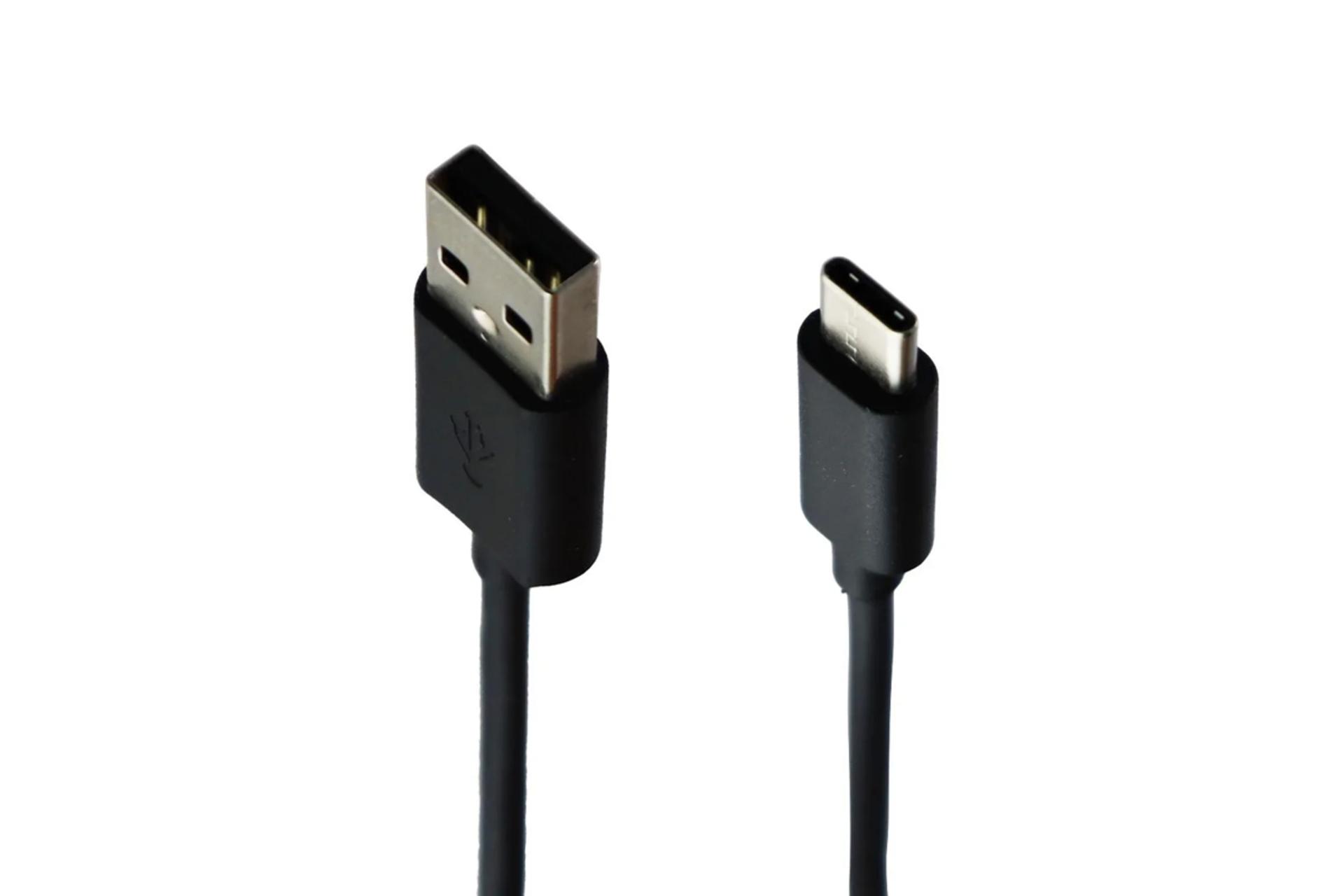 کانکتور کابل شارژ USB موتورولا Type-A to Type-C مدل SC18C24367 با طول 1 متر