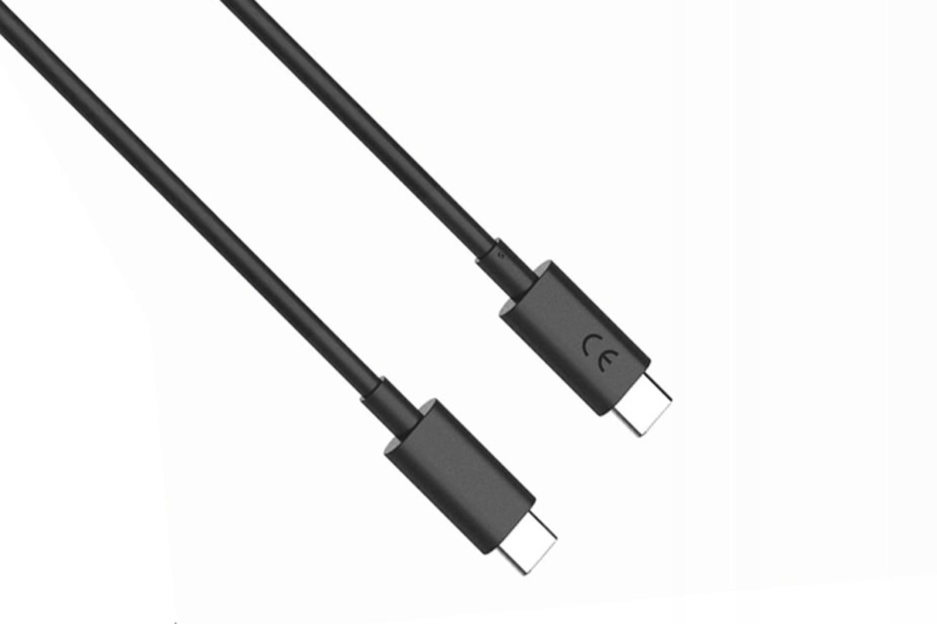 کانکتور کابل شارژ USB موتورولا Type-C به Type-C مدل SC18D24968 با طول 1 متر