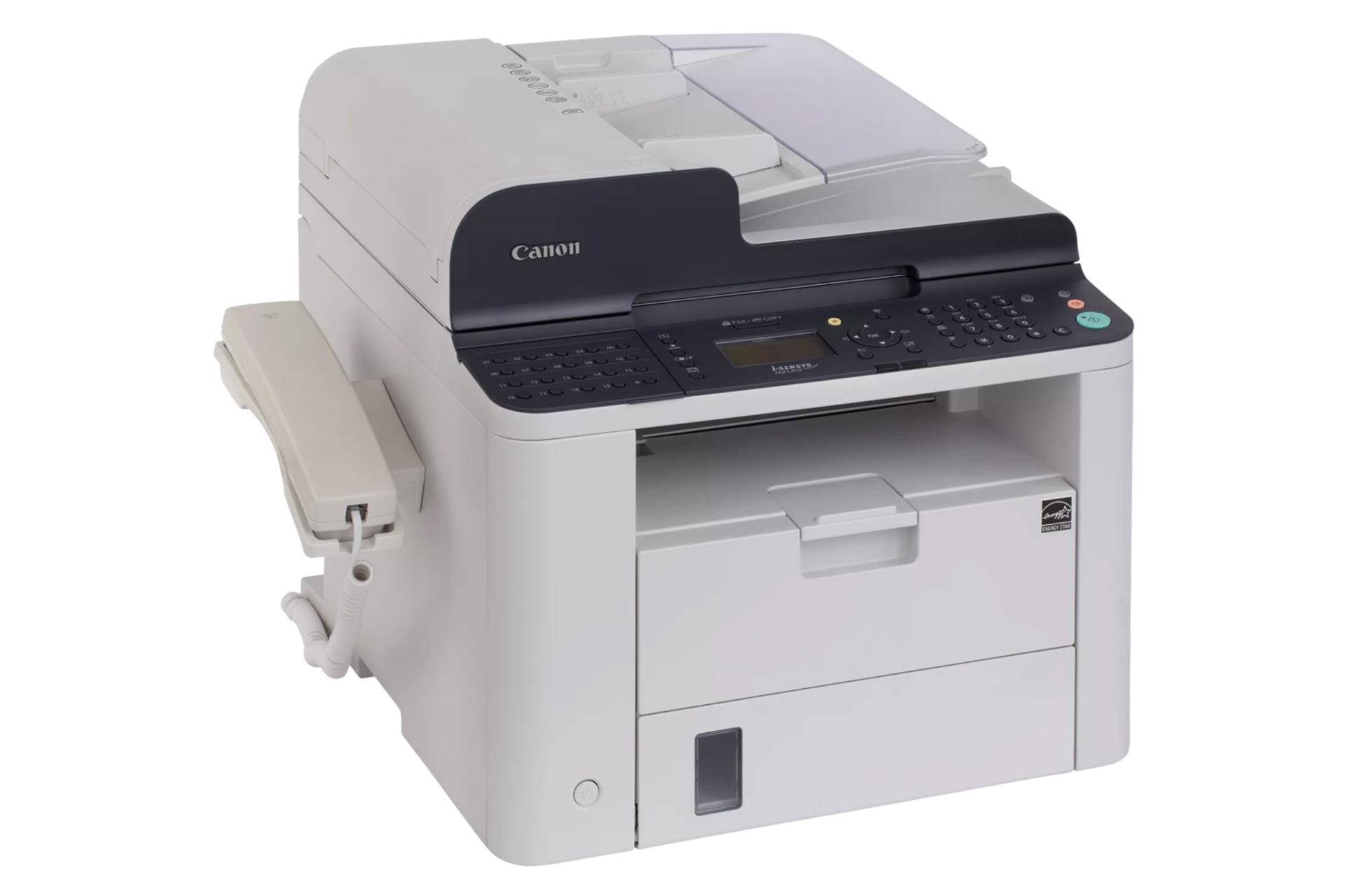 نمای سمت چپ پرینتر کانن FAX-L410