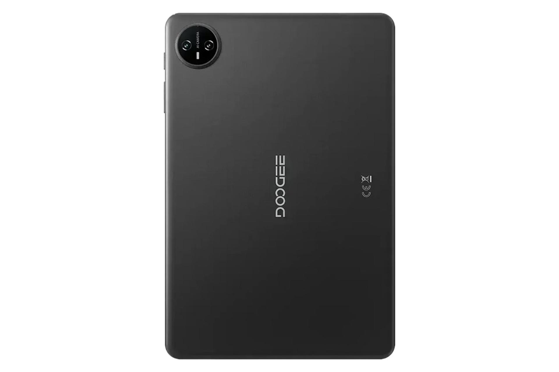 نمای پنل پشت تبلت تب A9 دوجی / Doogee Tab A9 با نمایش دوربین و لوگو