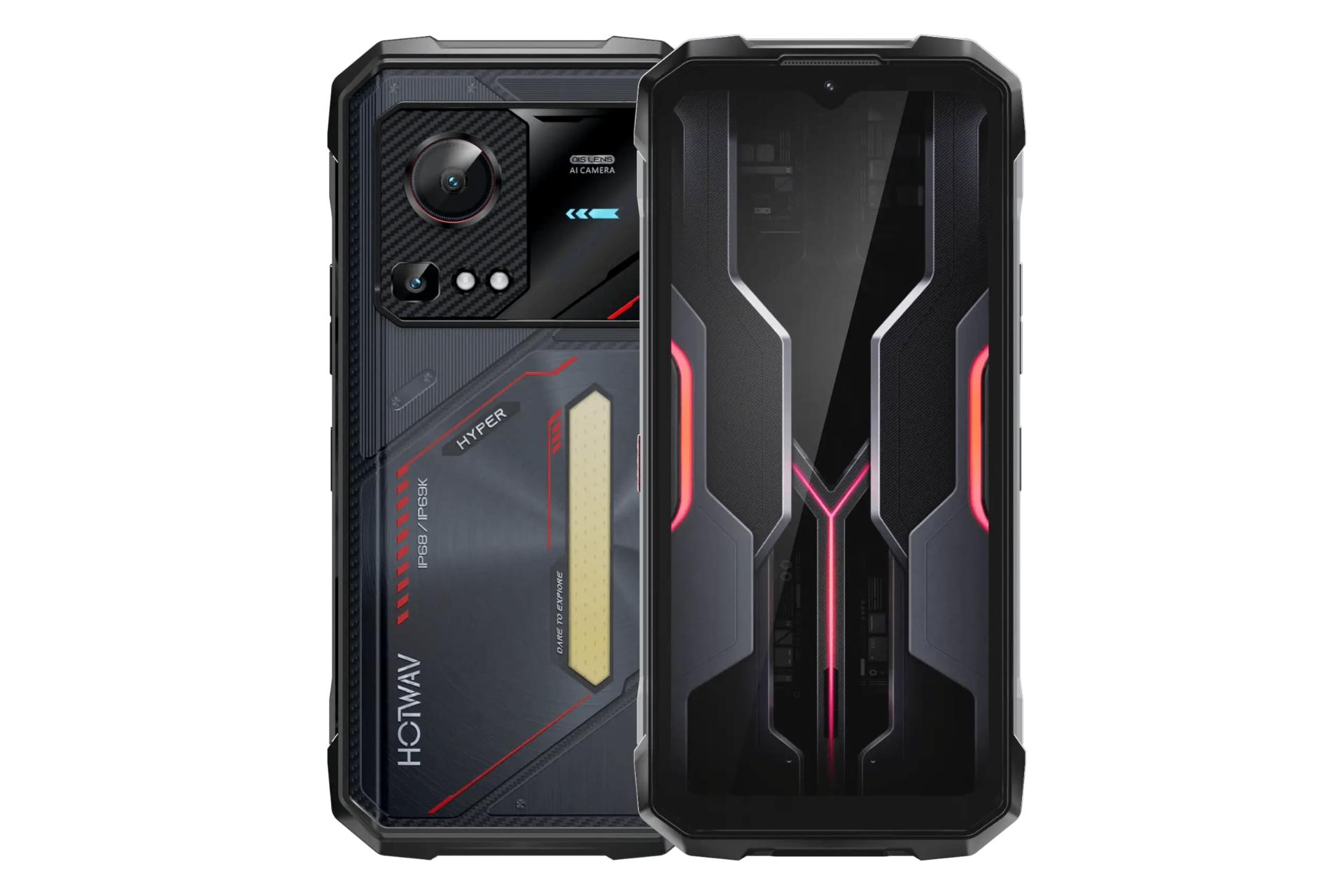 پنل جلو و پشت گوشی موبایل Hyper 7S هات ویو مشکی / HOTWAV Hyper 7S