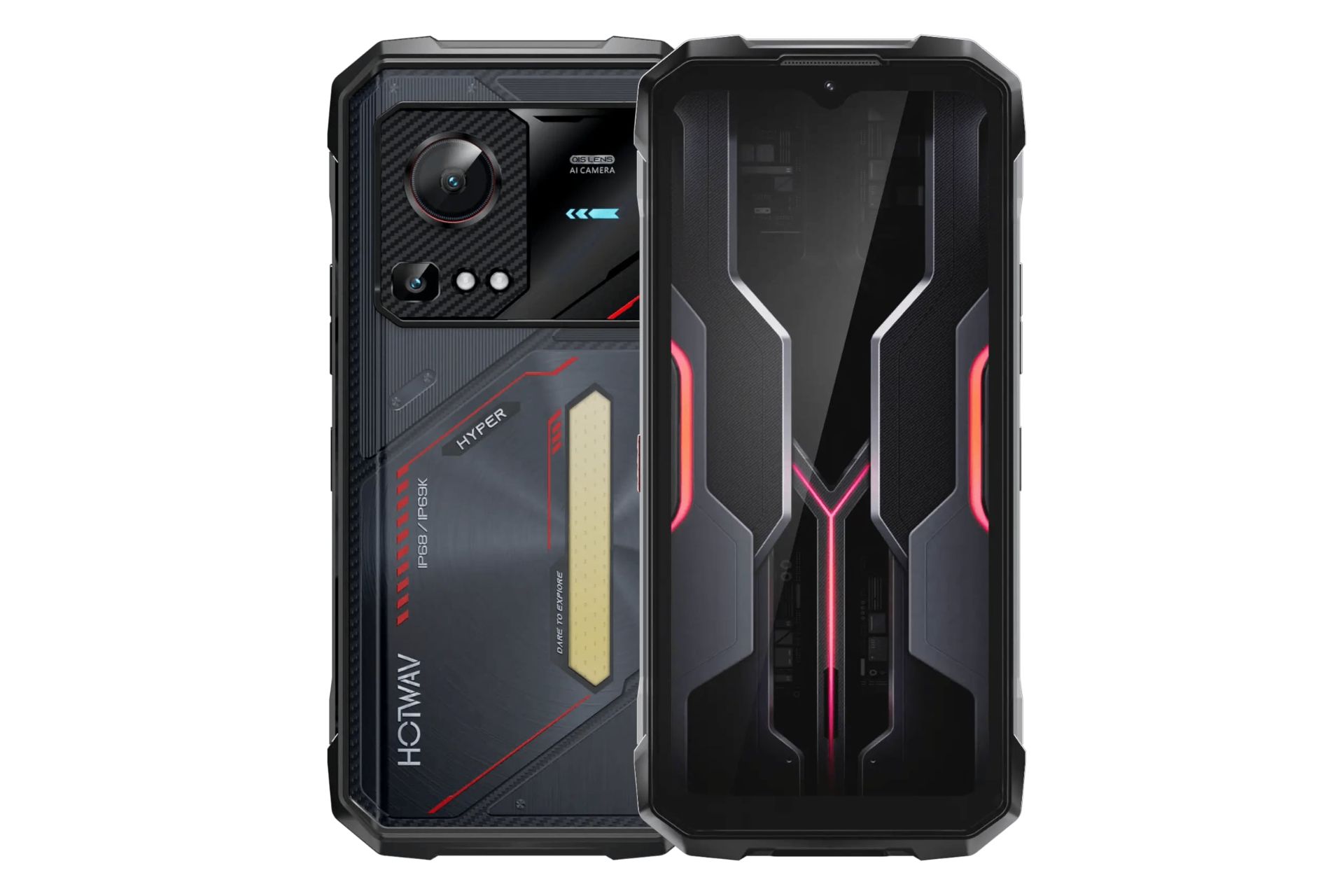 پنل جلو و پشت گوشی موبایل Hyper 7S هات ویو مشکی / HOTWAV Hyper 7S