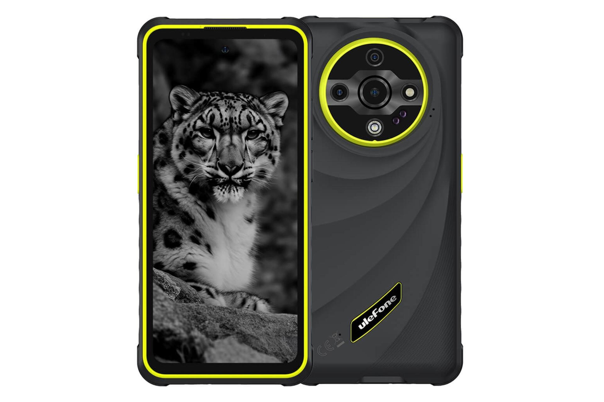 پنل جلو و پشت گوشی موبایل آرمور X31 یولفون مشکی و سبز / Ulefone Armor X31