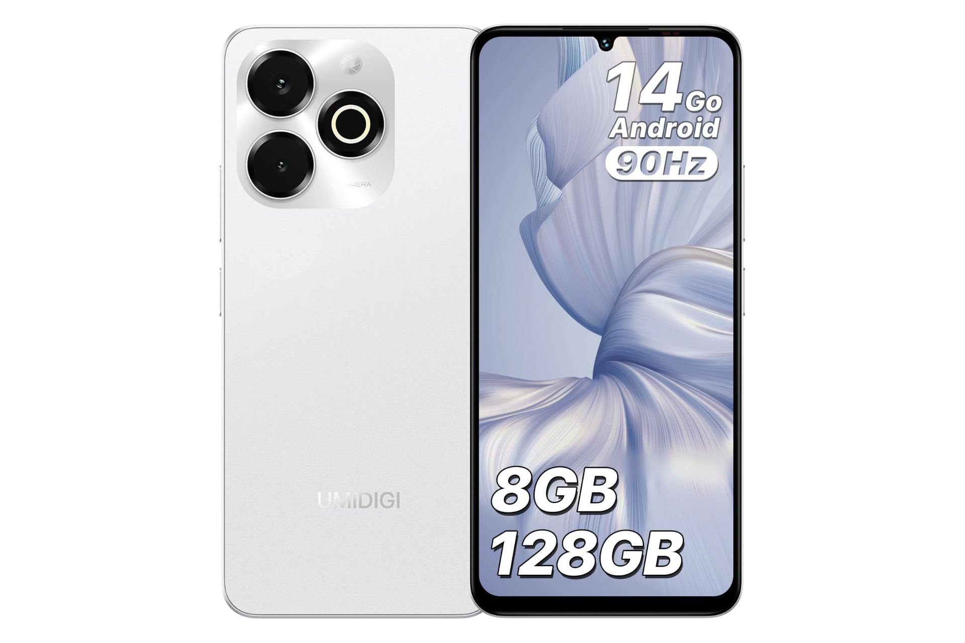 پنل جلو و پشت گوشی موبایل اومی دیجی UMIDIGI G9x نقره ای