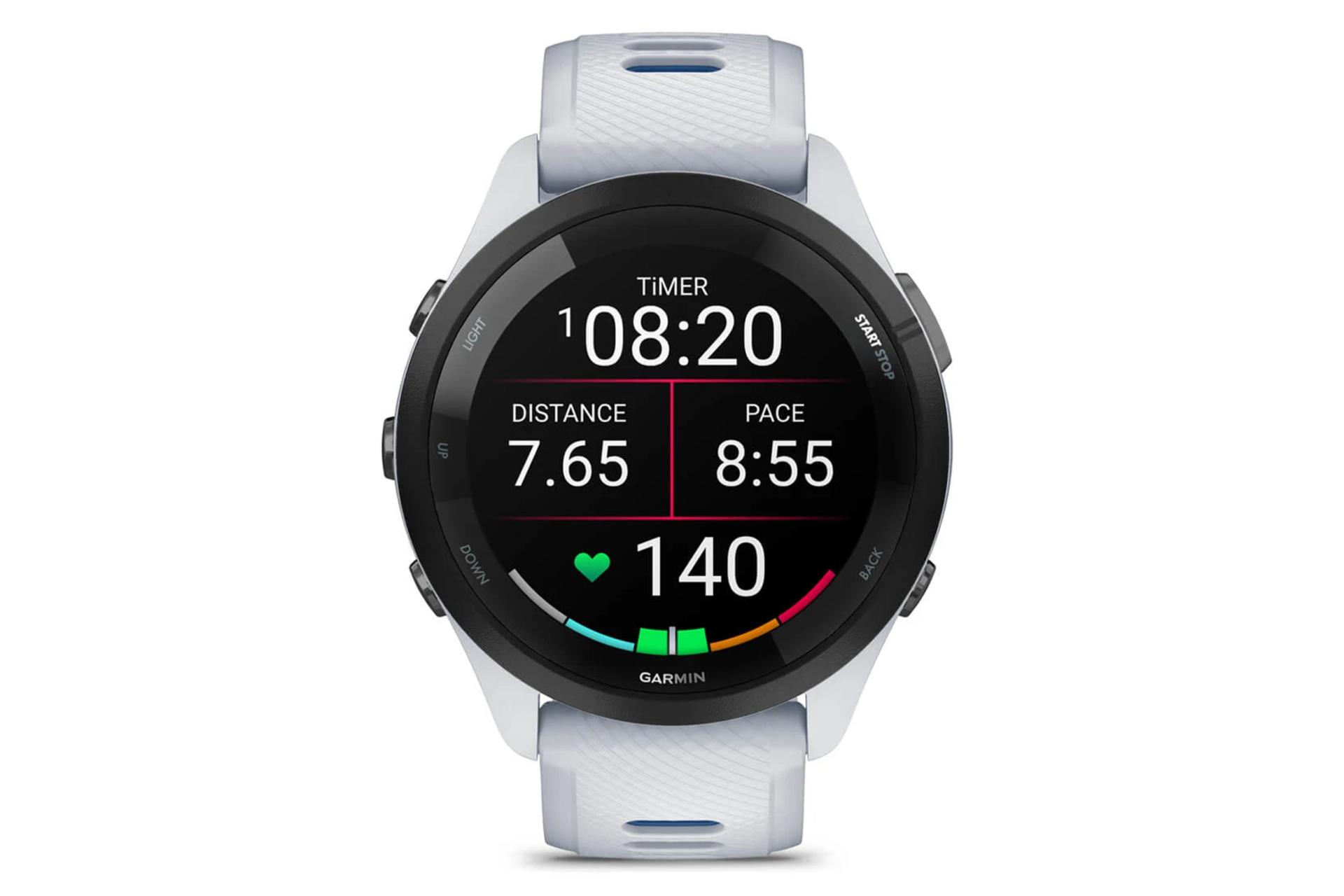 ساعت هوشمند گارمین Forerunner 265 مدل 46 میلی‌متری نمای جلو