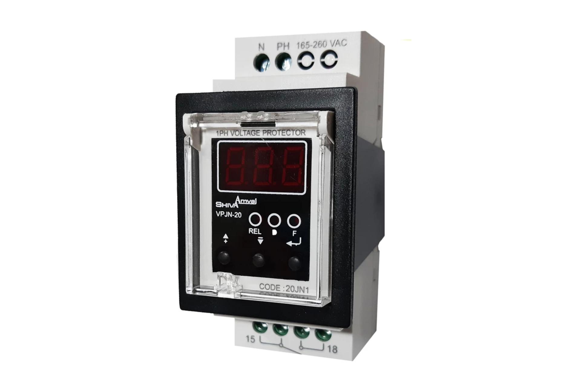 ابعاد و اندازه محافظ ولتاژ شیوا امواج مدل VPJN-20