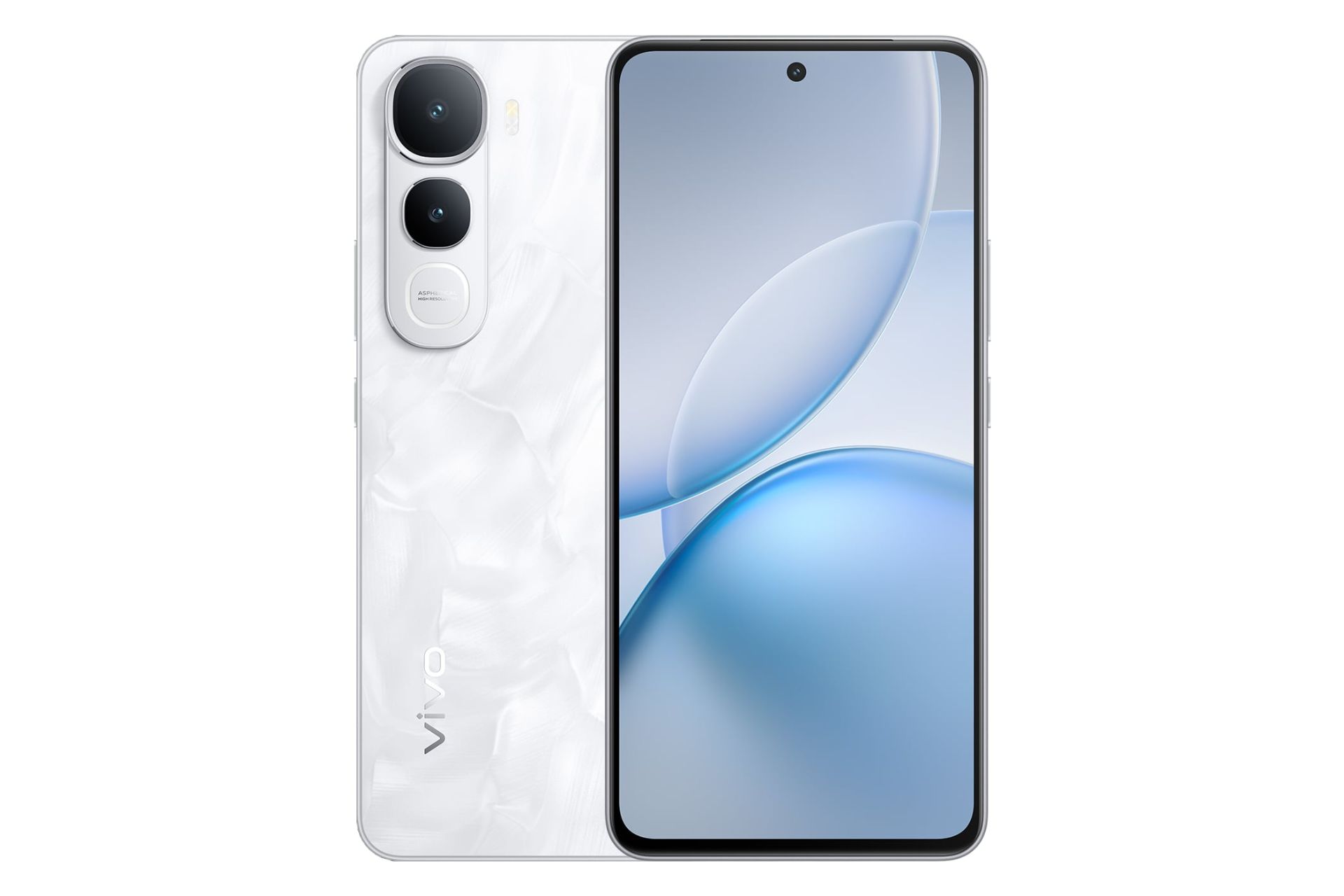 پنل جلو و پشت گوشی موبایل ویوو vivo Y400 5G سفید