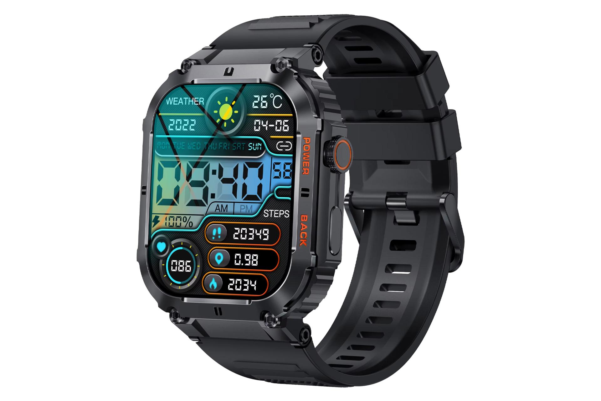 ساعت هوشمند کرونوس K57 Pro رنگ مشکی